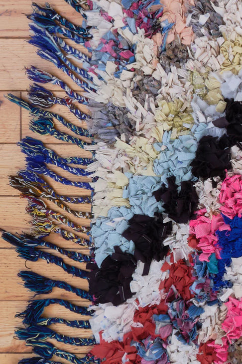 District Loom Boucherouite Scatter Rug BOU09
