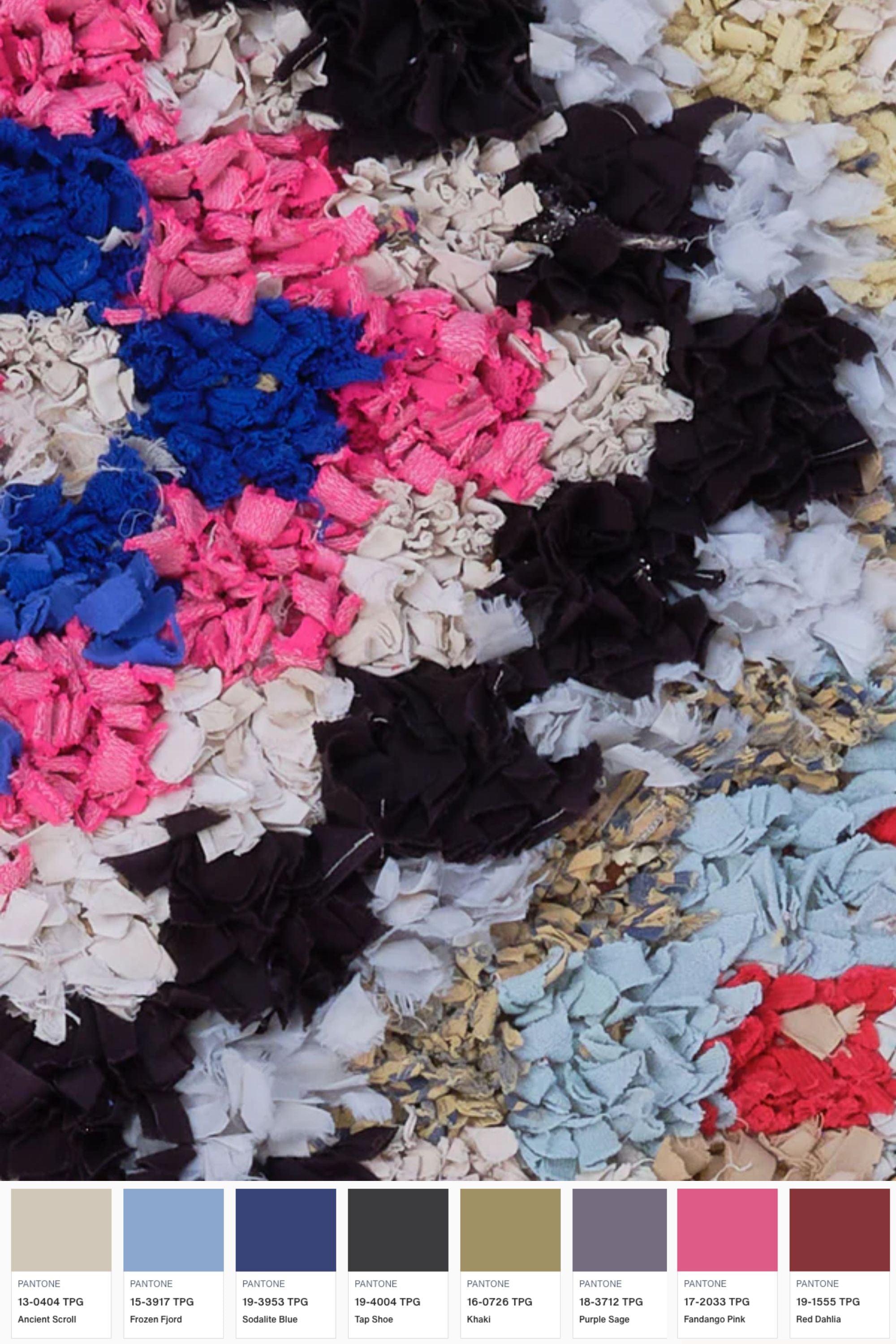 District Loom Boucherouite Scatter Rug BOU09