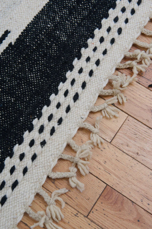 District Loom Flatweave Scatter Rug Noir