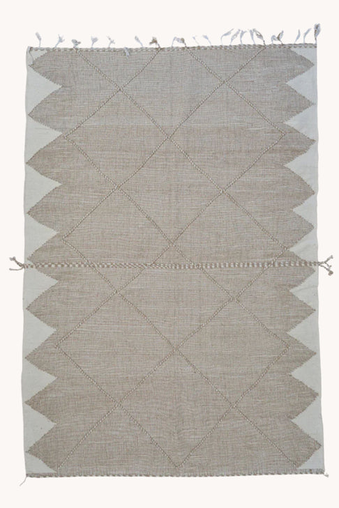 District Loom Flatweave Area Rug Taupe 02