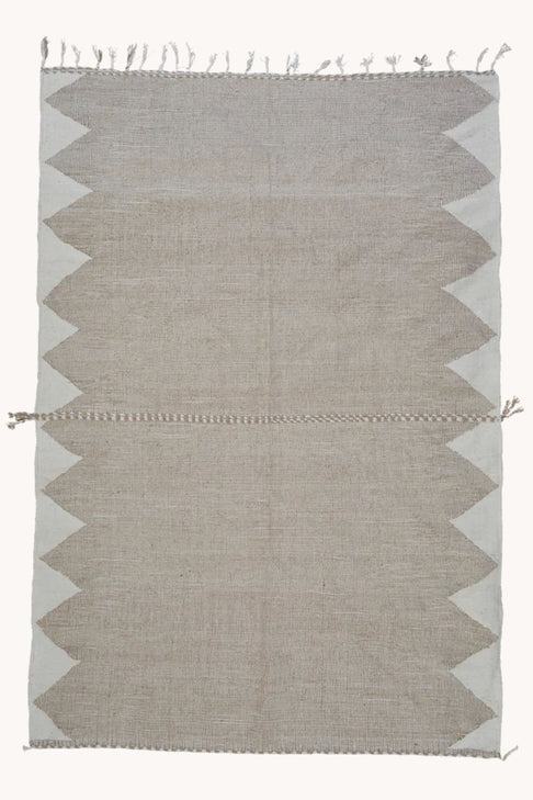 District Loom Flatweave Area Rug Taupe 02