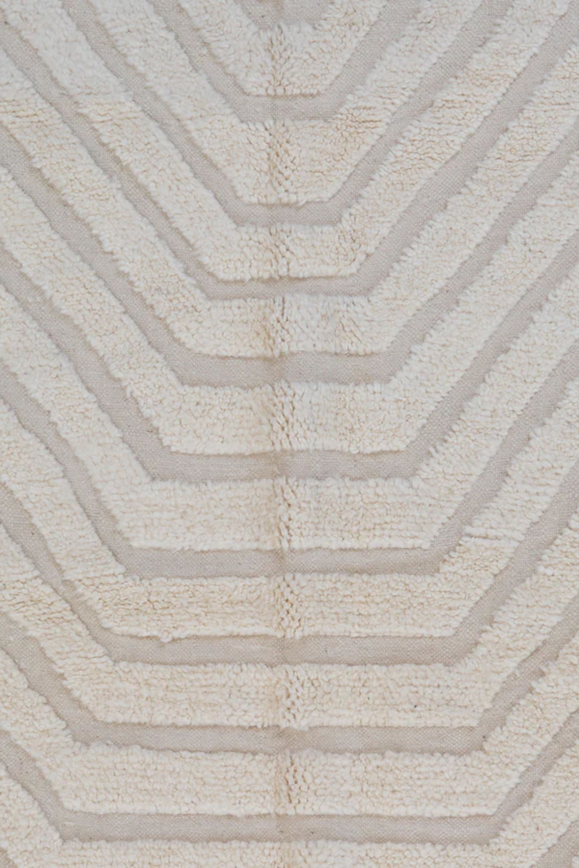 District Loom Modern Beni Ouarain Area Rug Betonica