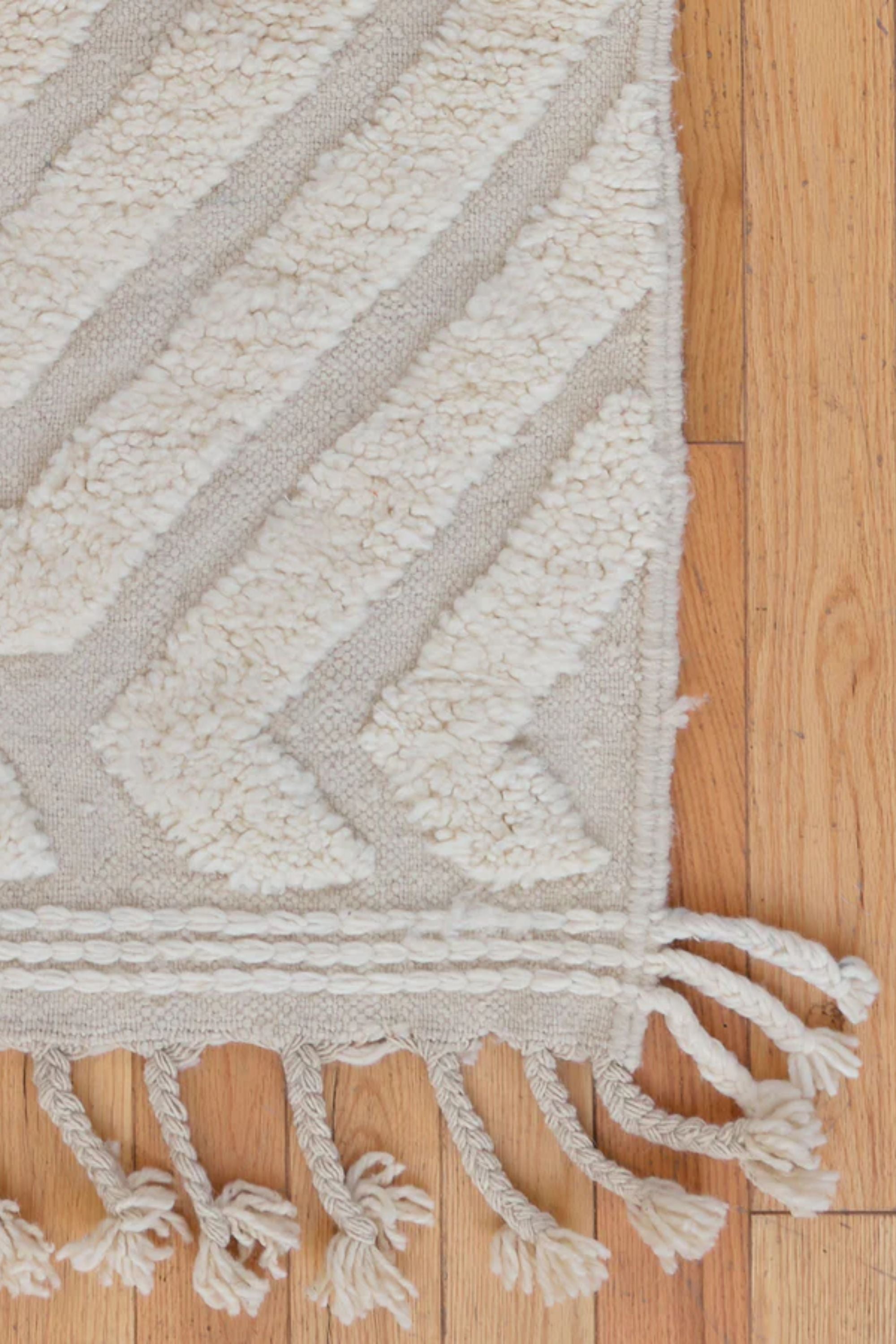 District Loom Modern Beni Ouarain Area Rug Betonica