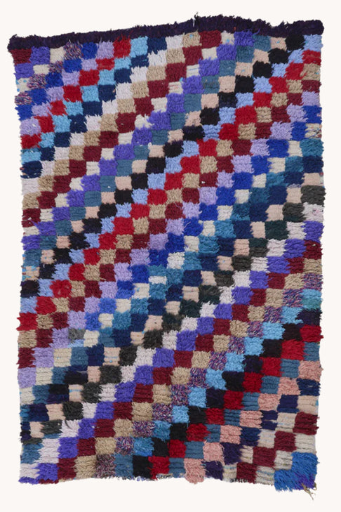 District Loom Boucherouite Scatter Rug BOU01