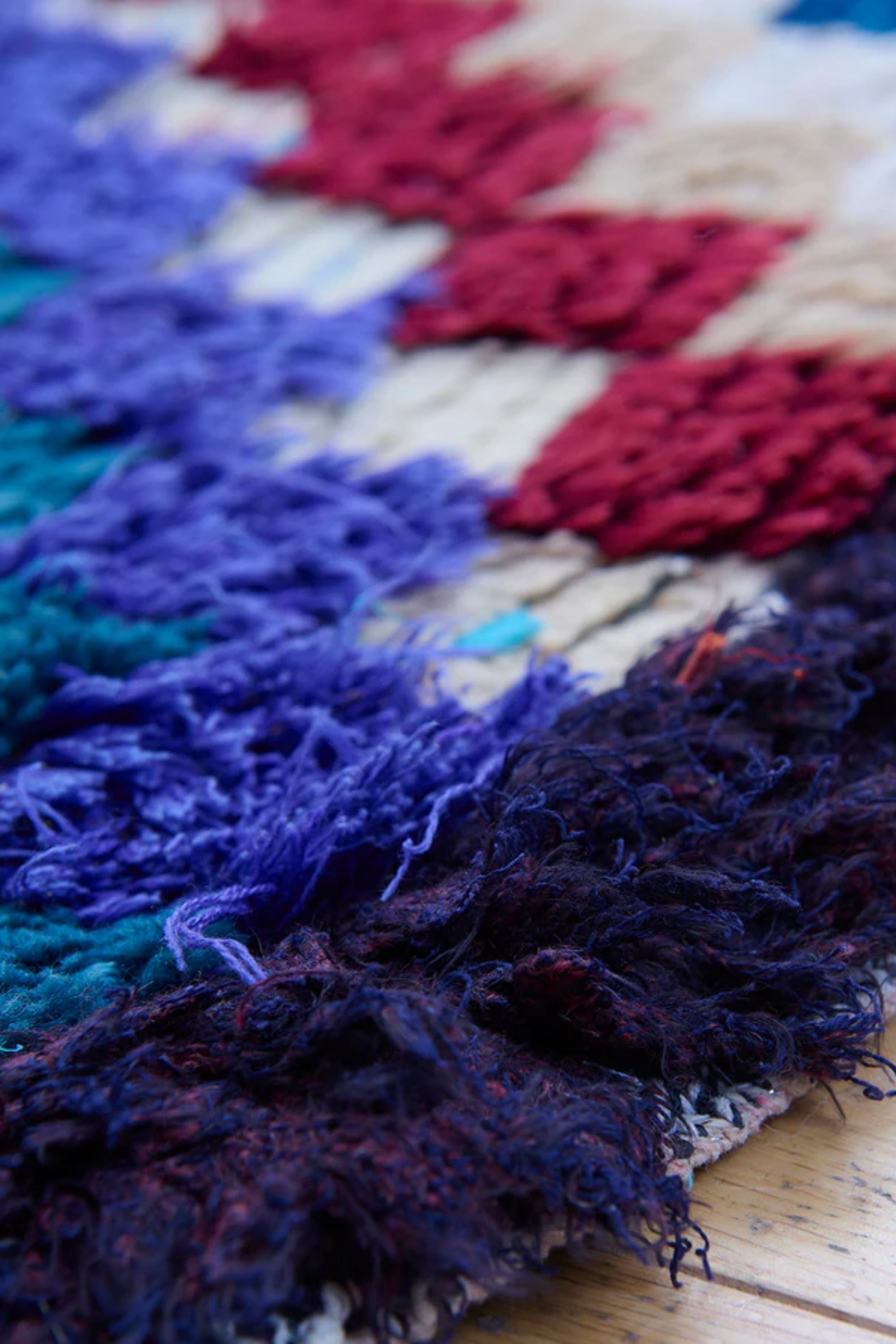 District Loom Boucherouite Scatter Rug BOU01