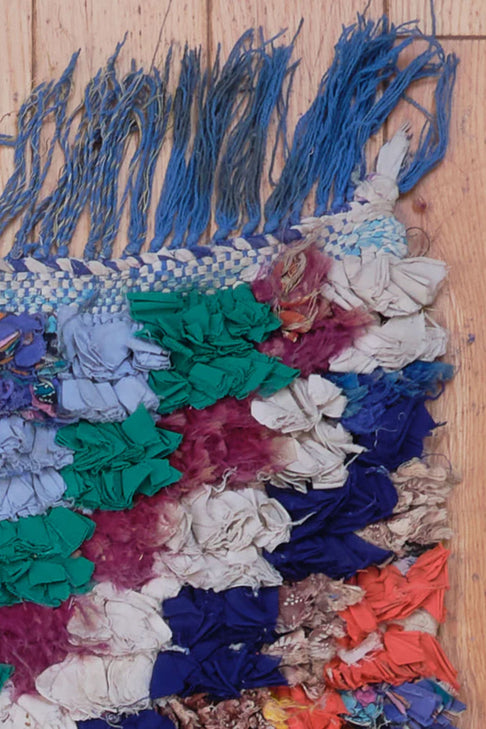 District Loom Boucherouite Scatter Rug BOU02