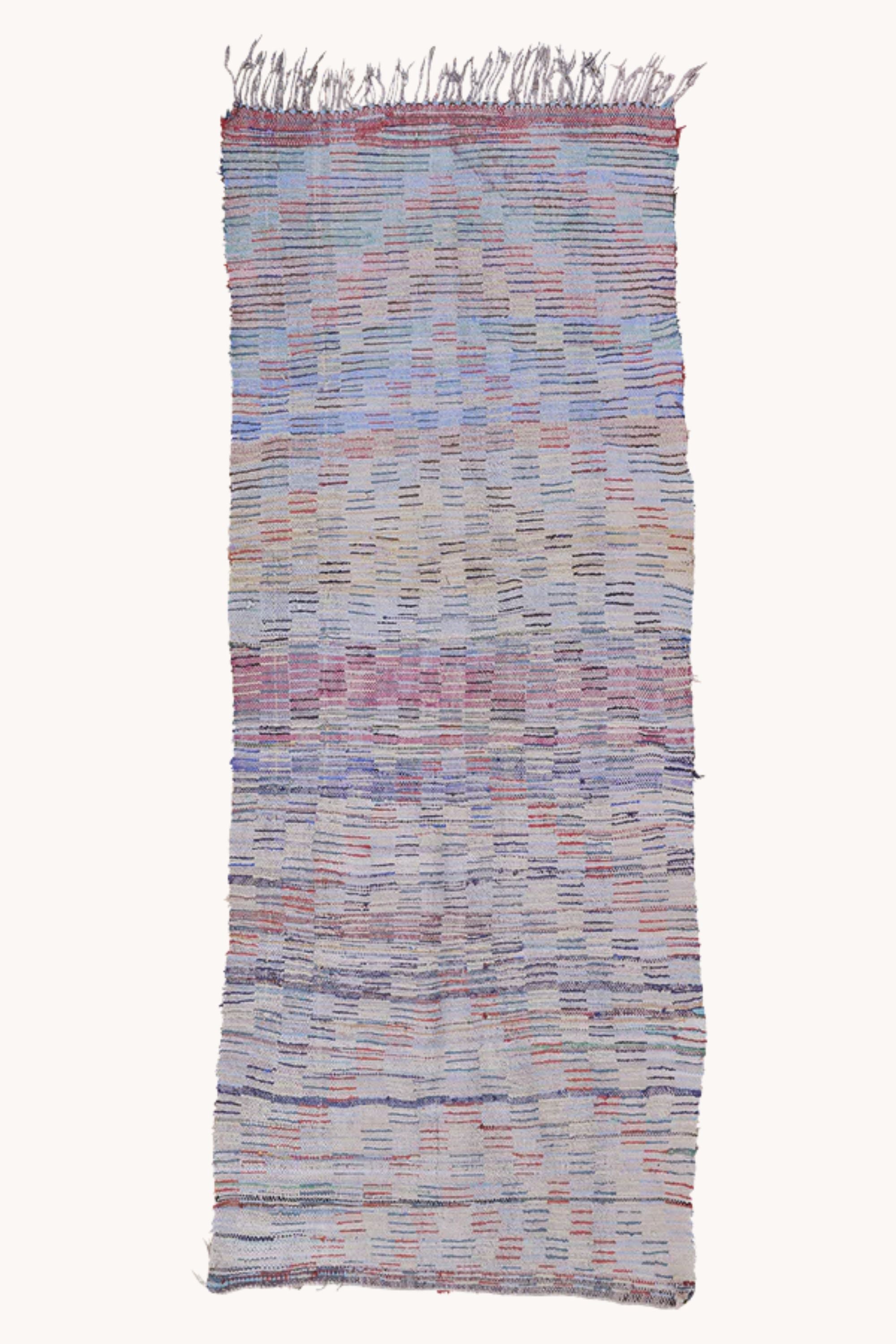 District Loom Boucherouite Runner Rug BOU04