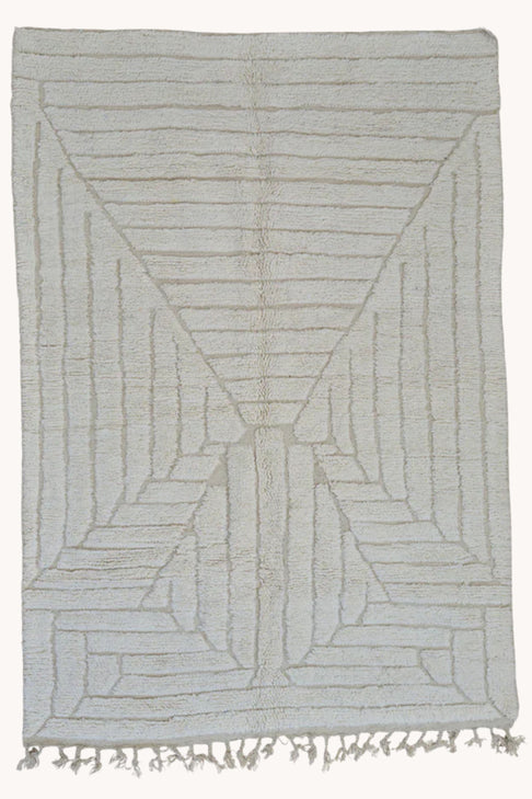 District Loom Modern Beni Ouarain Area Rug Heron