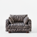 Miles Love Seat Zebra