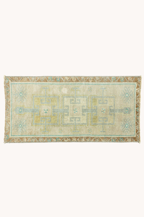 District Loom Vintage Turkish Mini Rug No. 756