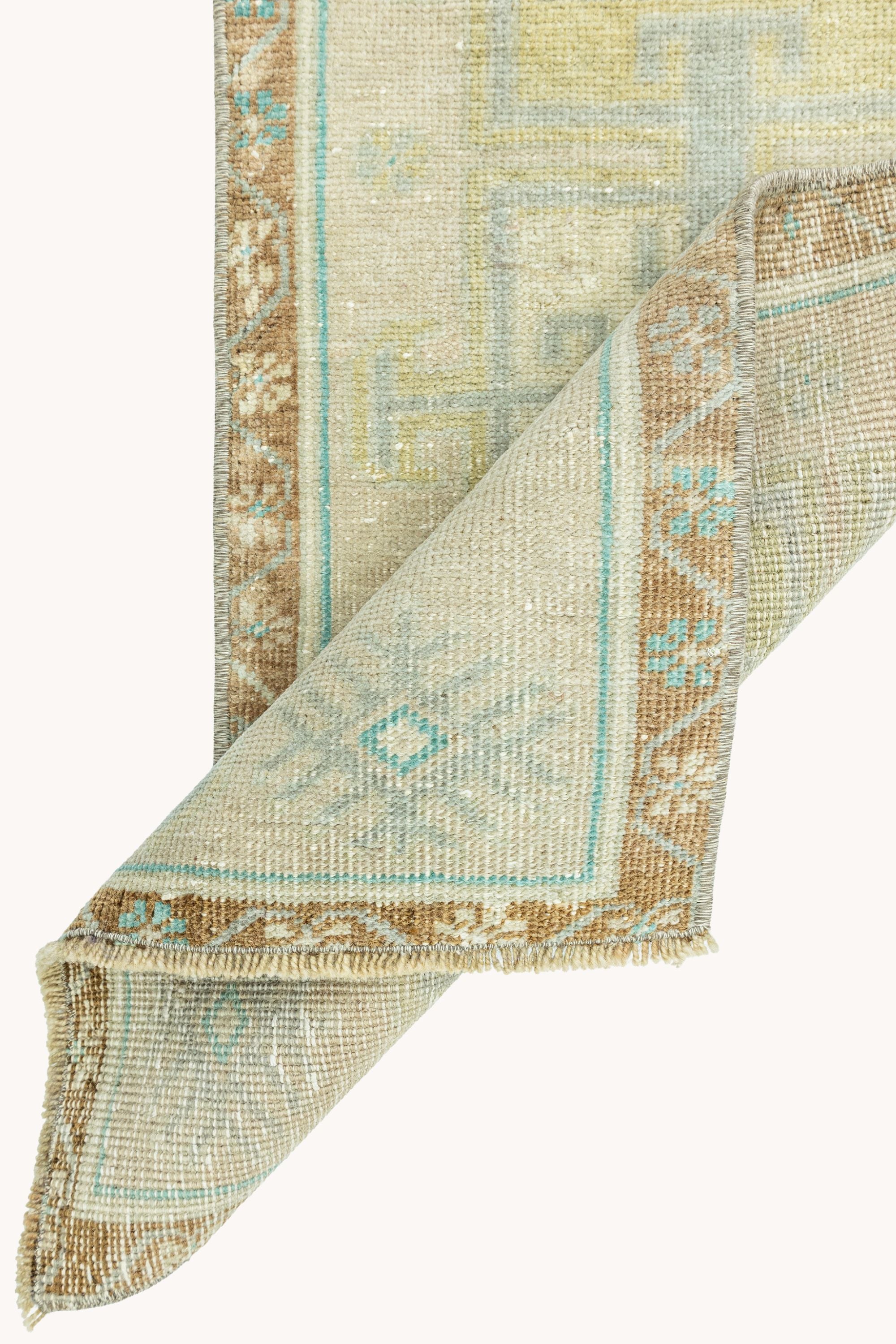 District Loom Vintage Turkish Mini Rug No. 756