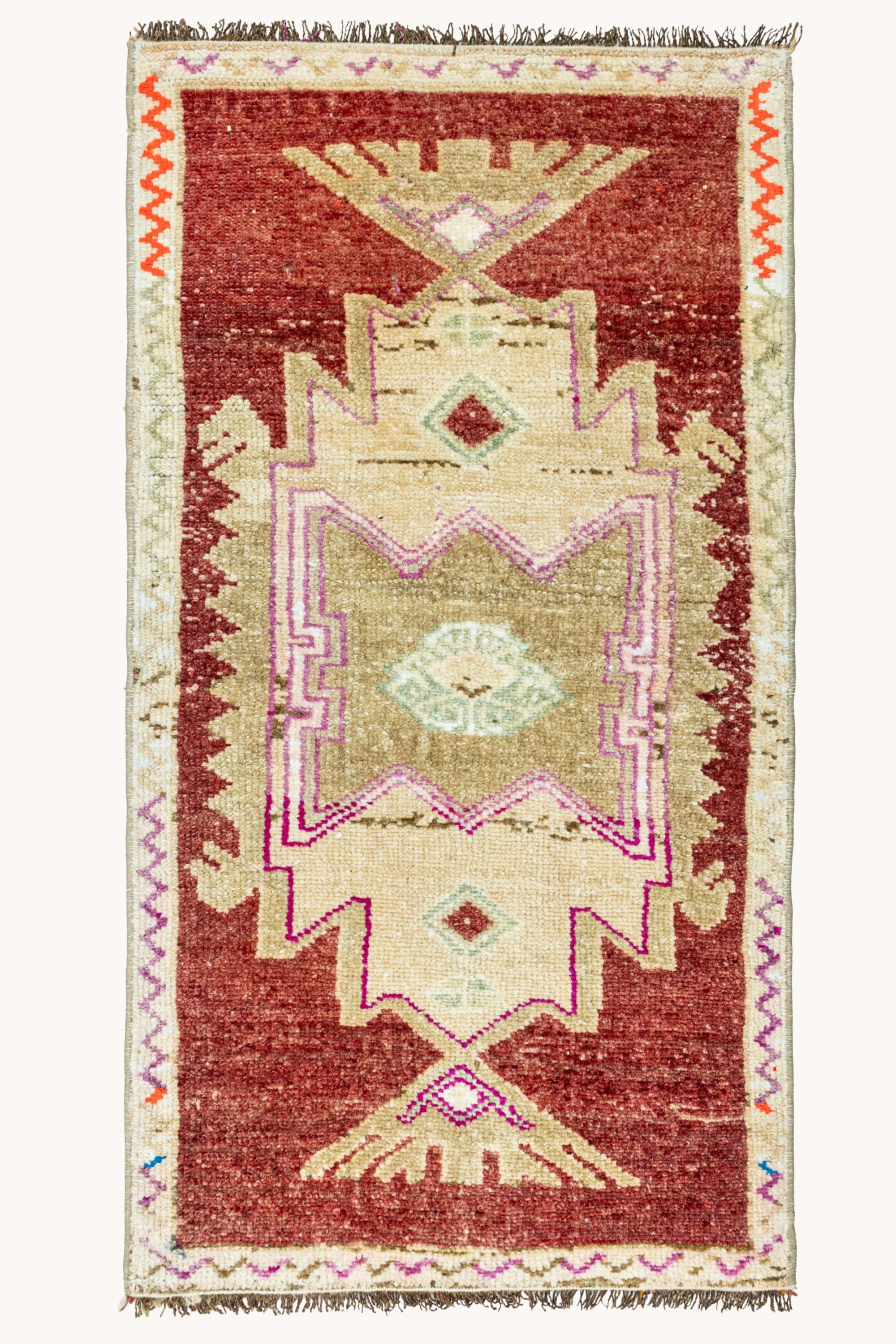 District Loom Vintage Turkish Mini Rug No. 757