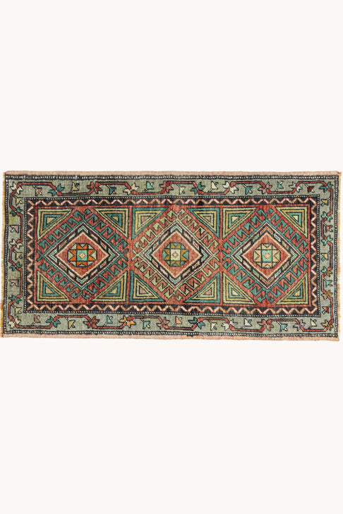 District Loom Vintage Turkish Mini Rug No. 760