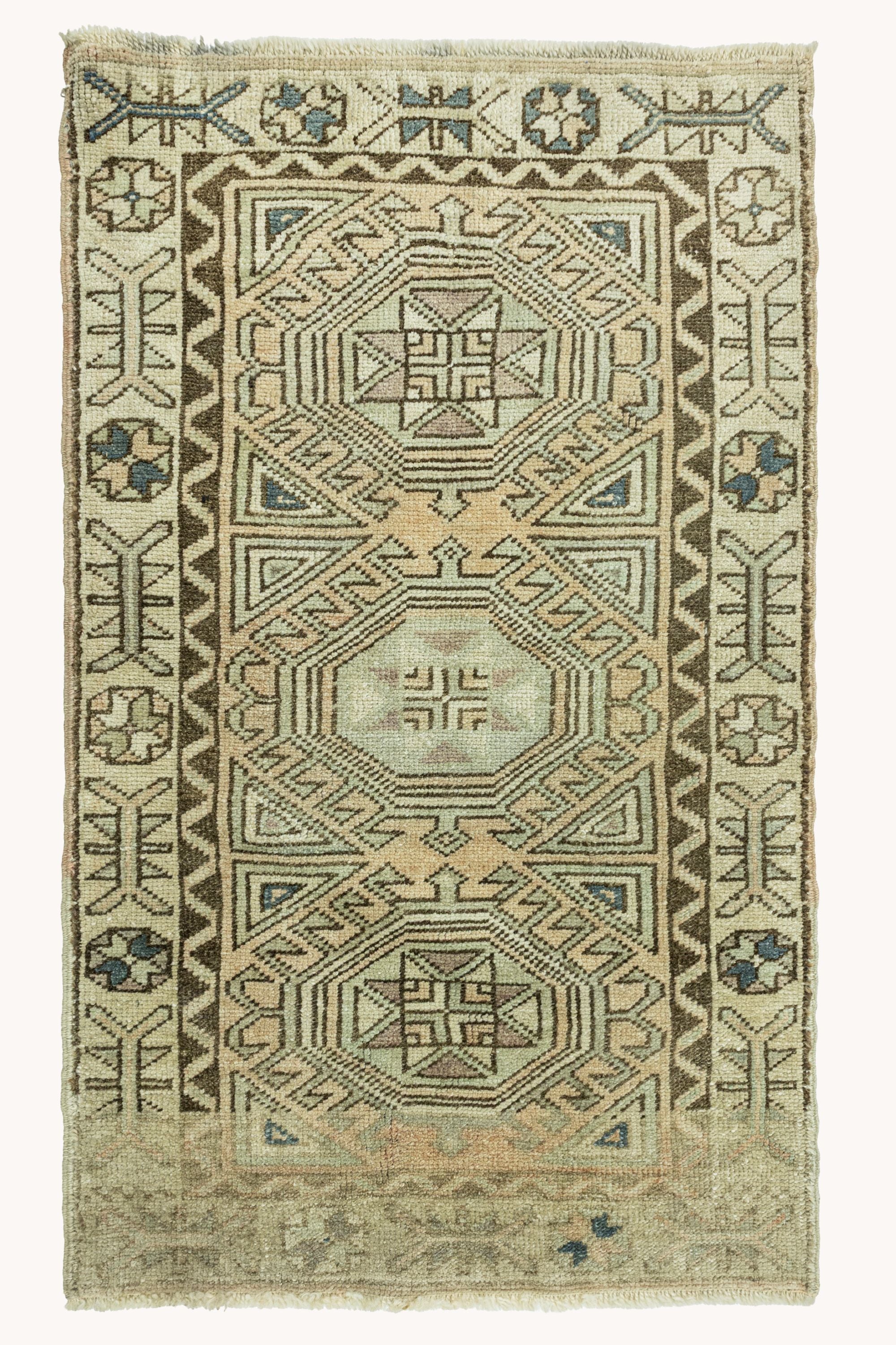 District Loom Vintage Turkish Mini Rug No. 761