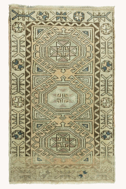 District Loom Vintage Turkish Mini Rug No. 761