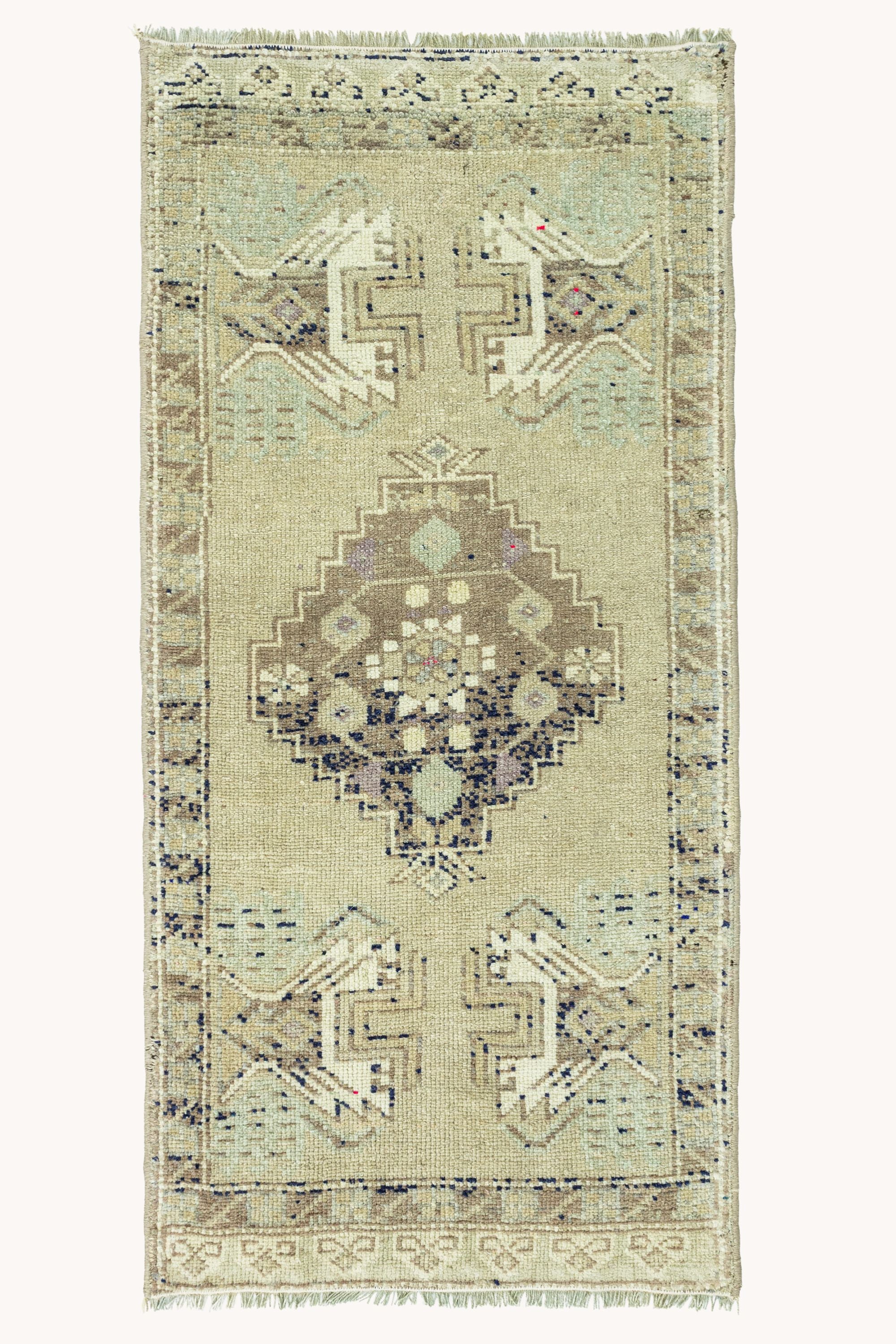 District Loom Vintage Turkish Mini Rug No. 762