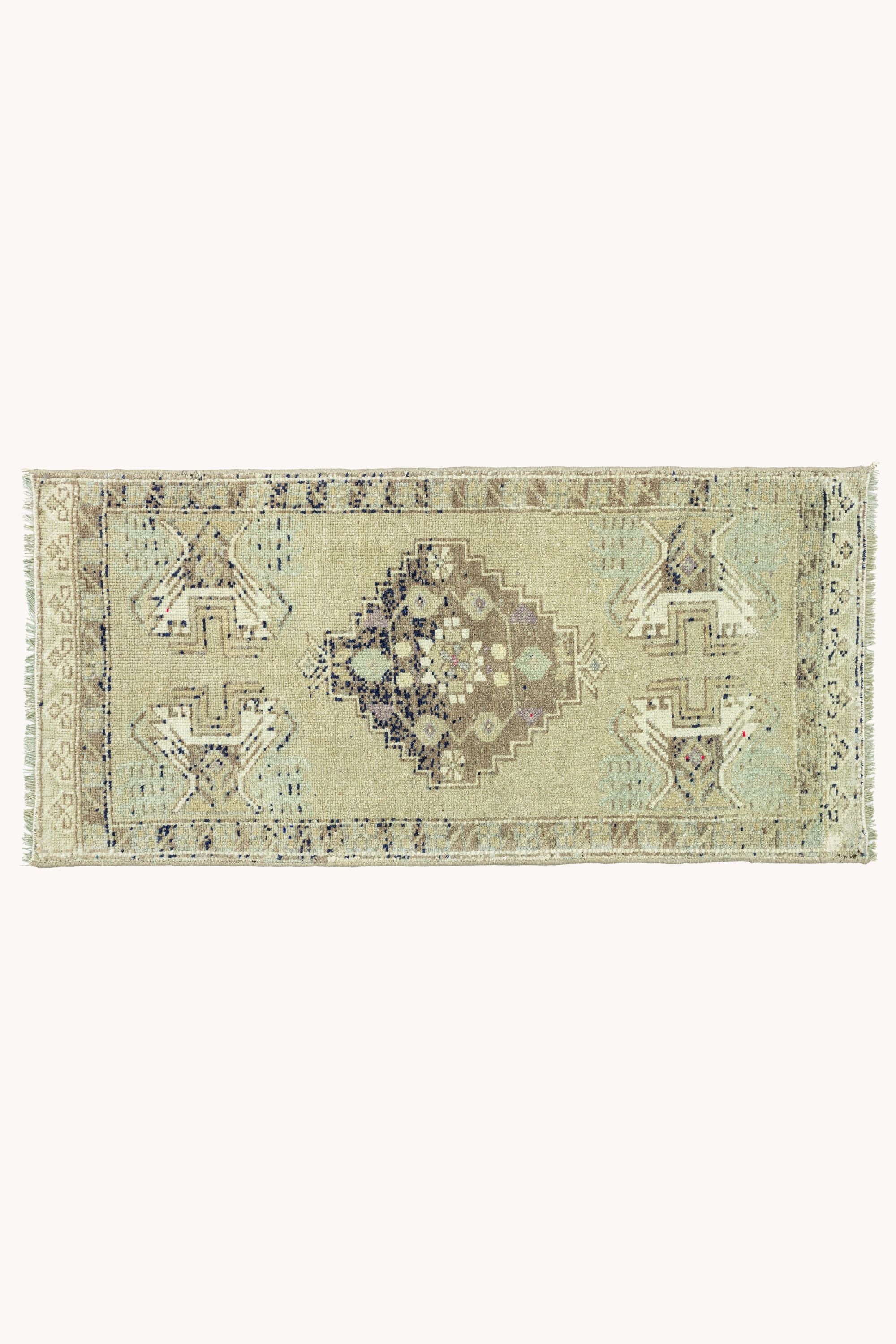 District Loom Vintage Turkish Mini Rug No. 762