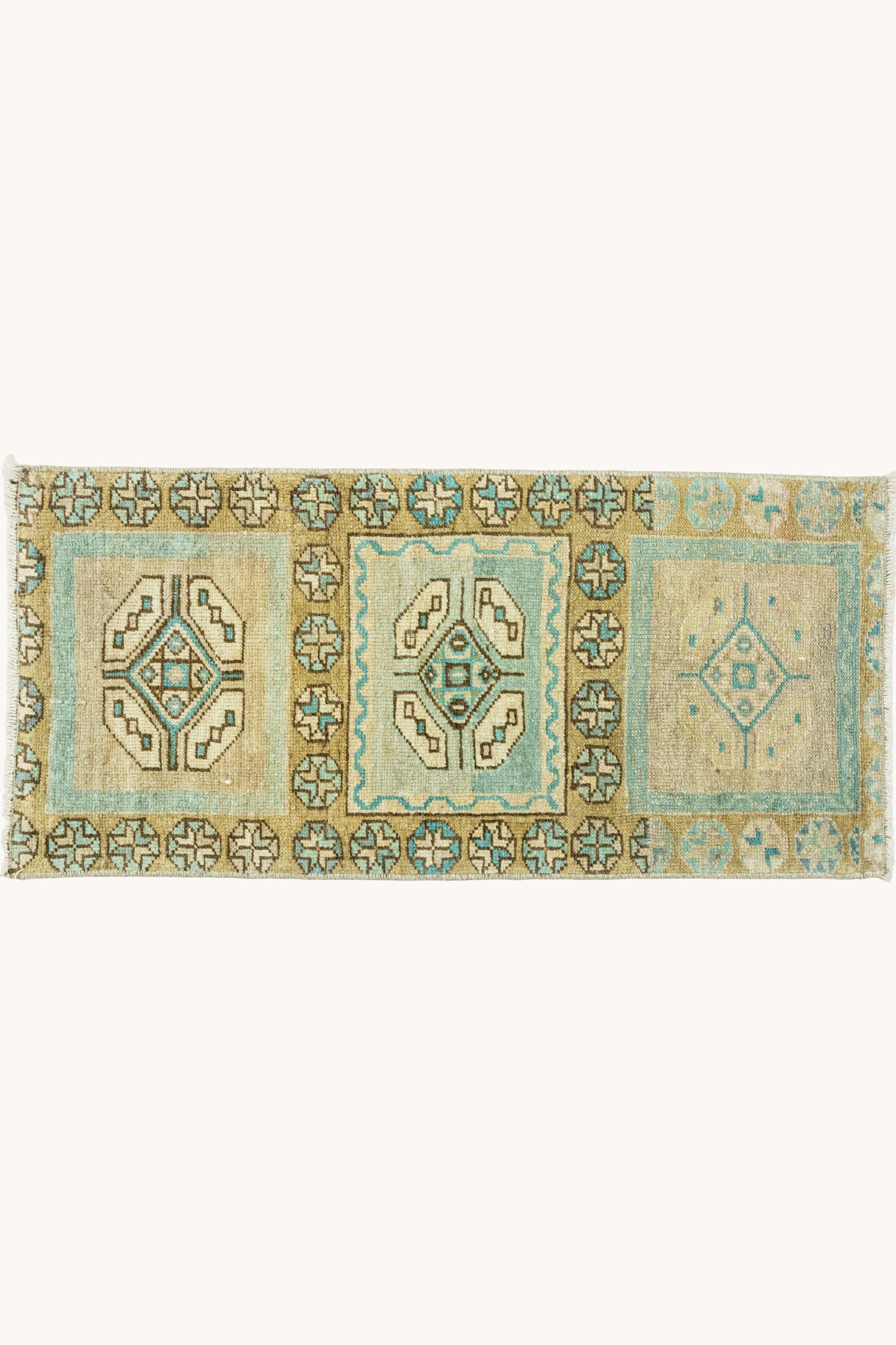 Vintage Turkish Mini Rug No. 764 | 1'6 x 3'2