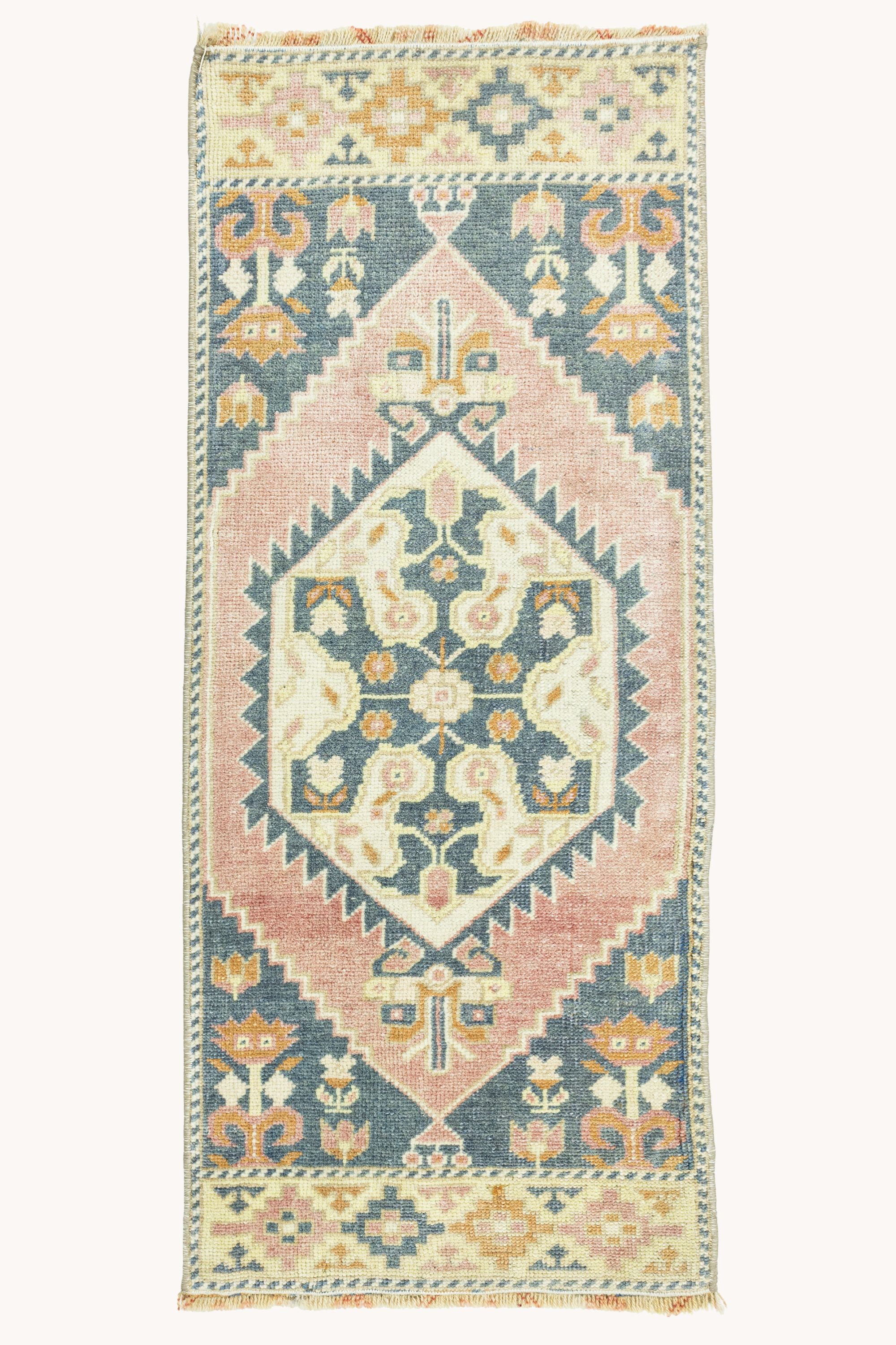 District Loom Vintage Turkish Mini Rug No. 766