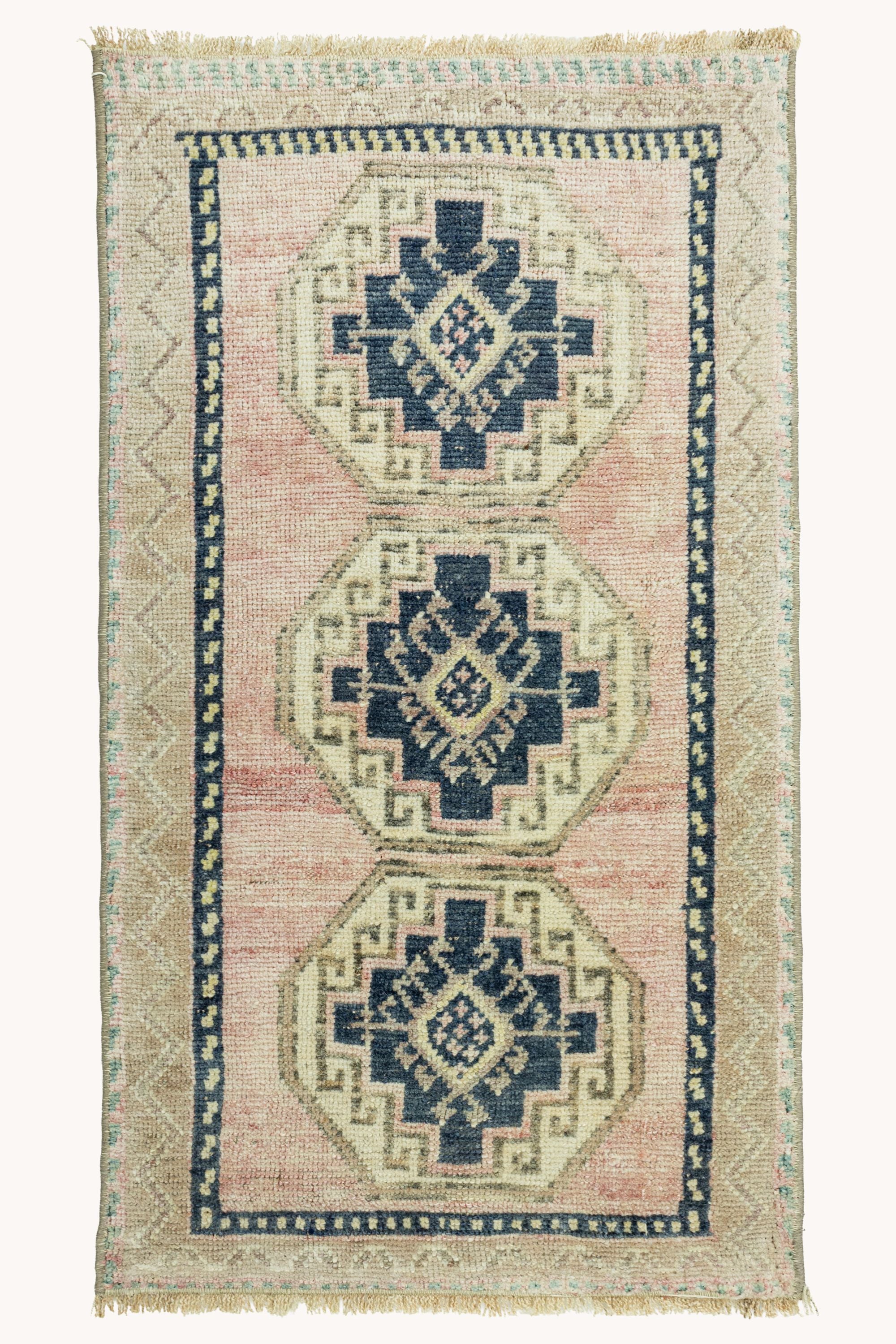 District Loom Vintage Turkish Mini Rug No. 767