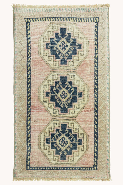 District Loom Vintage Turkish Mini Rug No. 767