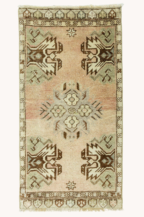 District Loom Vintage Turkish Mini Rug No. 772