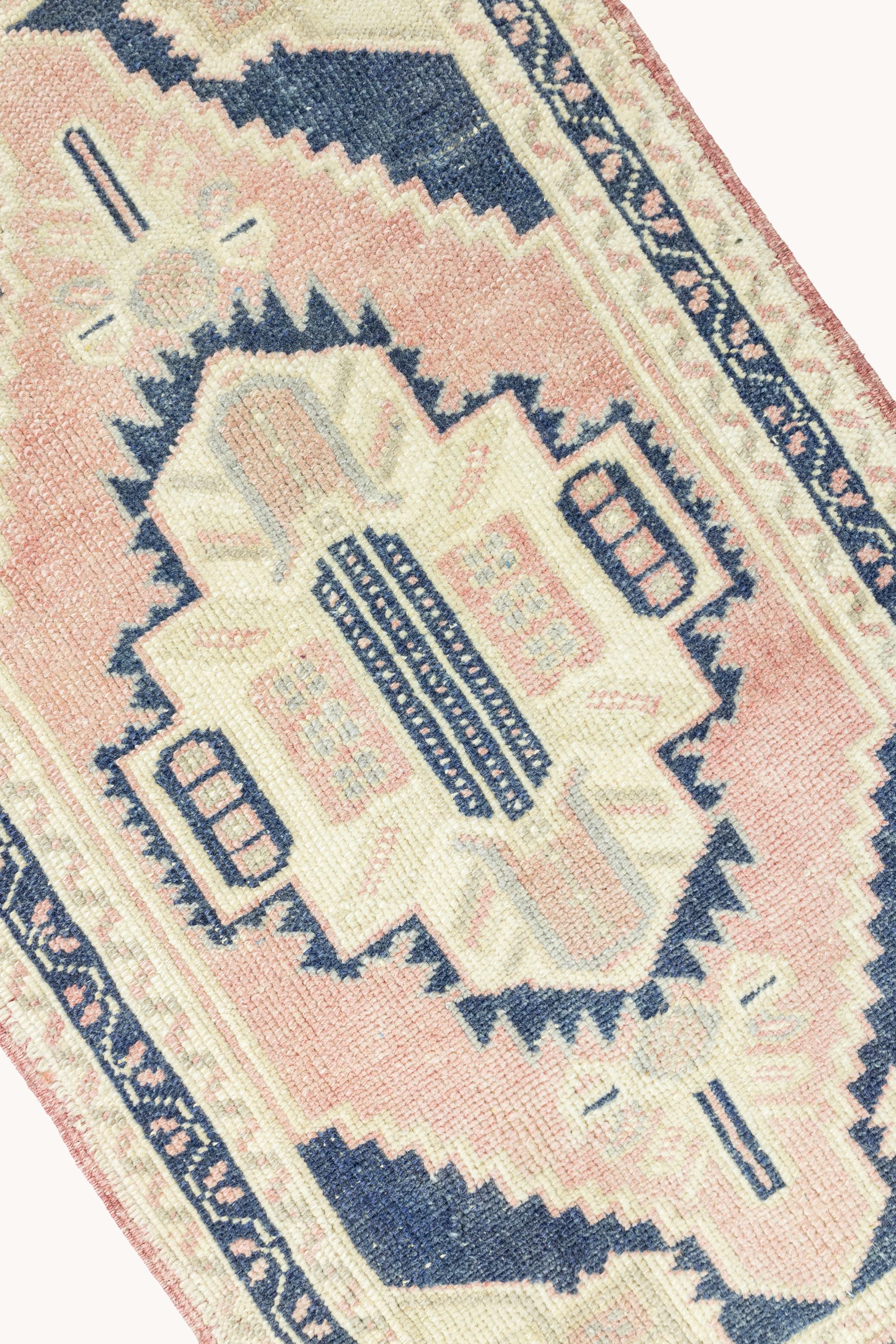 District Loom Vintage Turkish Mini Rug No. 774