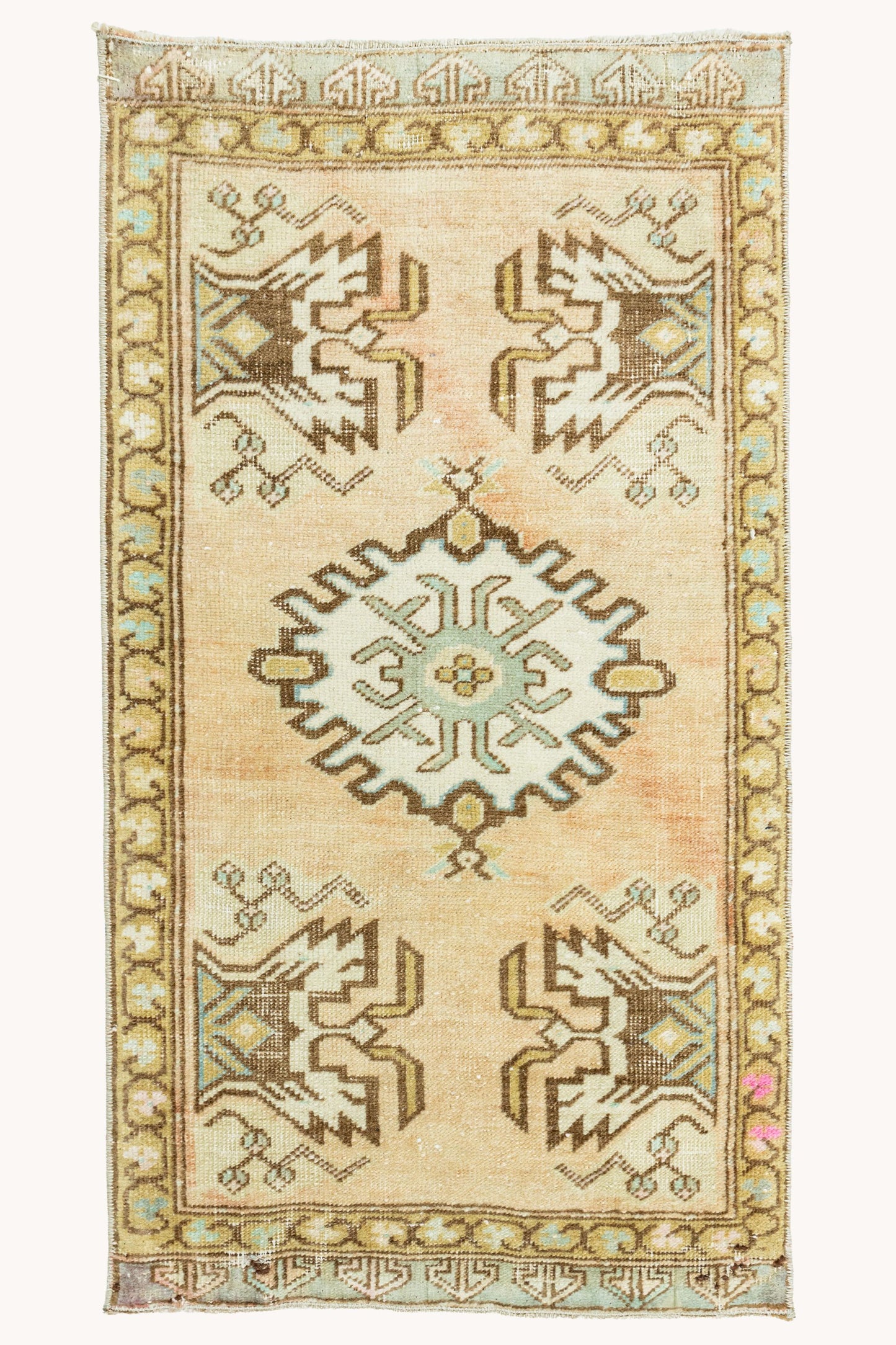 District Loom Vintage Turkish Mini Rug No. 778