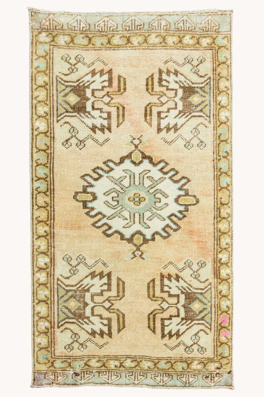 District Loom Vintage Turkish Mini Rug No. 778