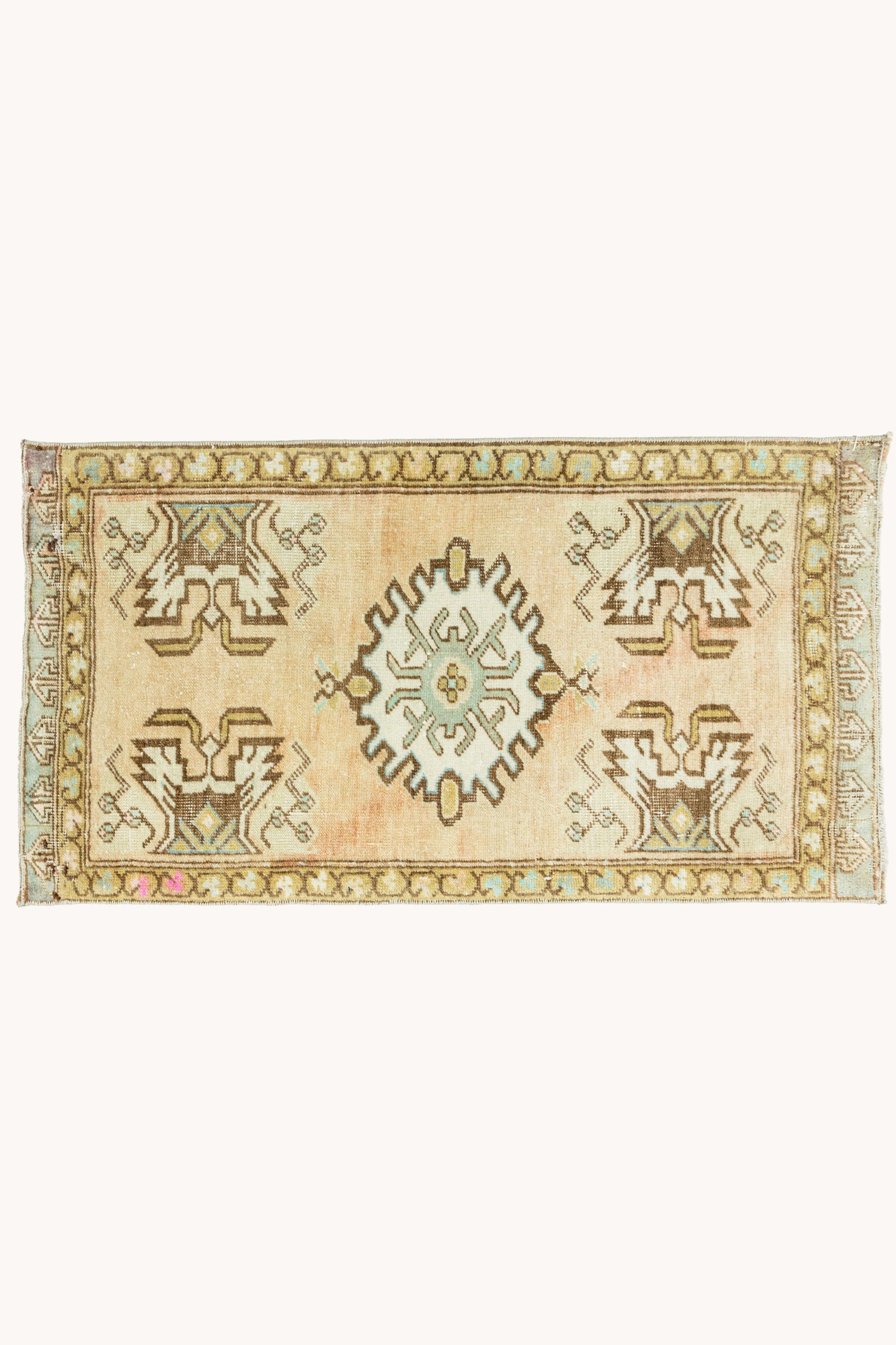 District Loom Vintage Turkish Mini Rug No. 778