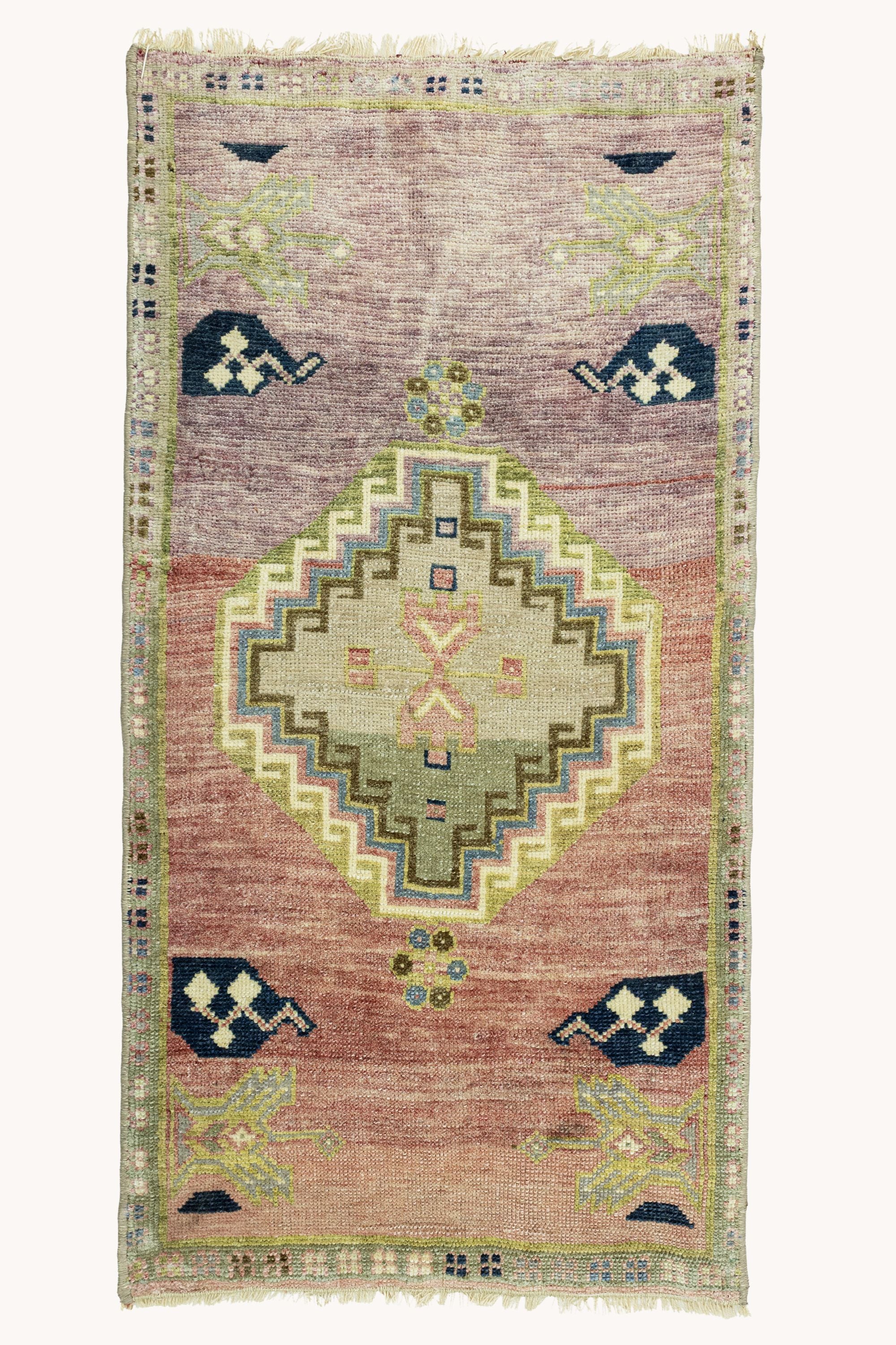District Loom Vintage Turkish Mini Rug No. 739