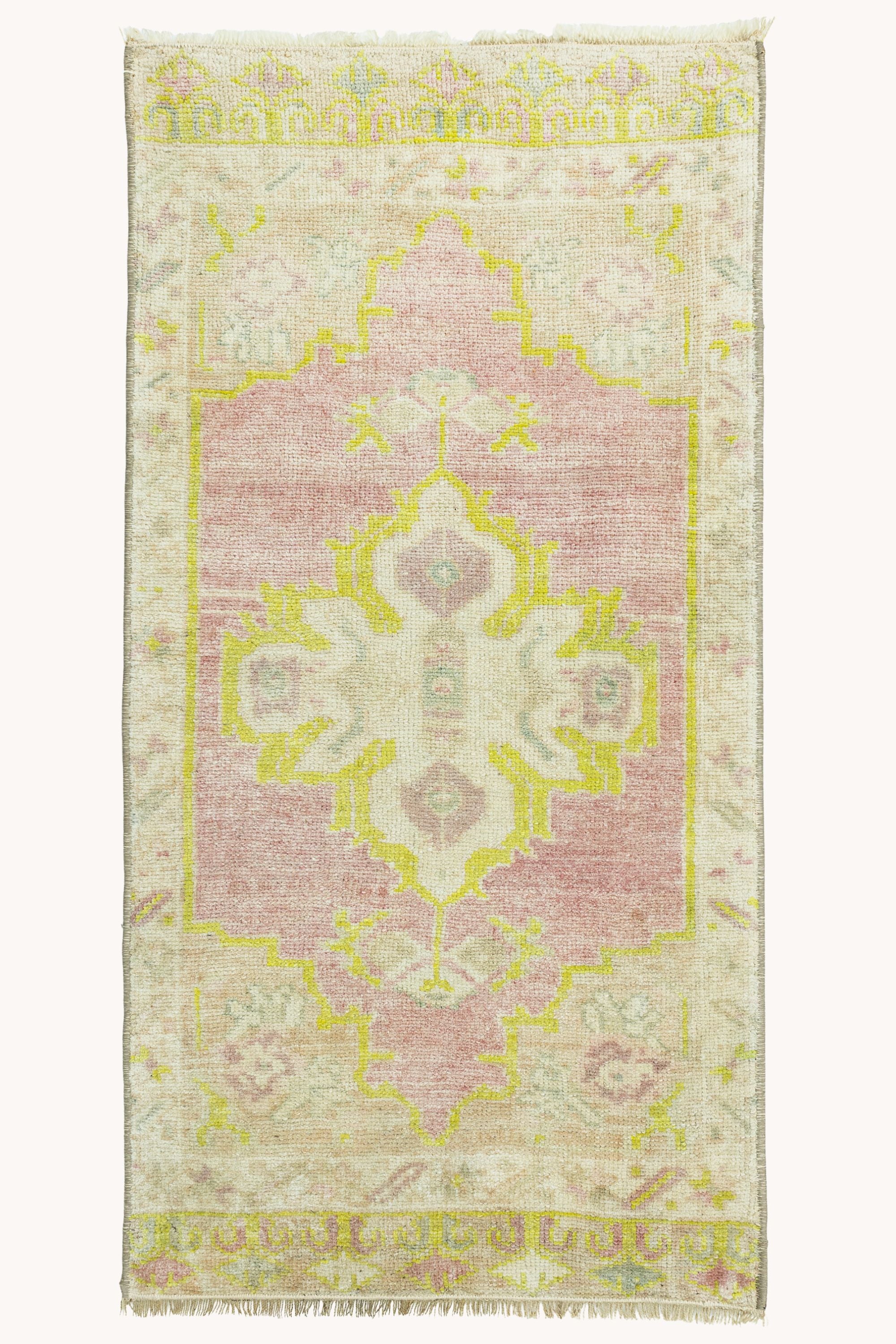District Loom Vintage Turkish Mini Rug No. 740 