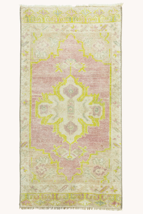 District Loom Vintage Turkish Mini Rug No. 740 