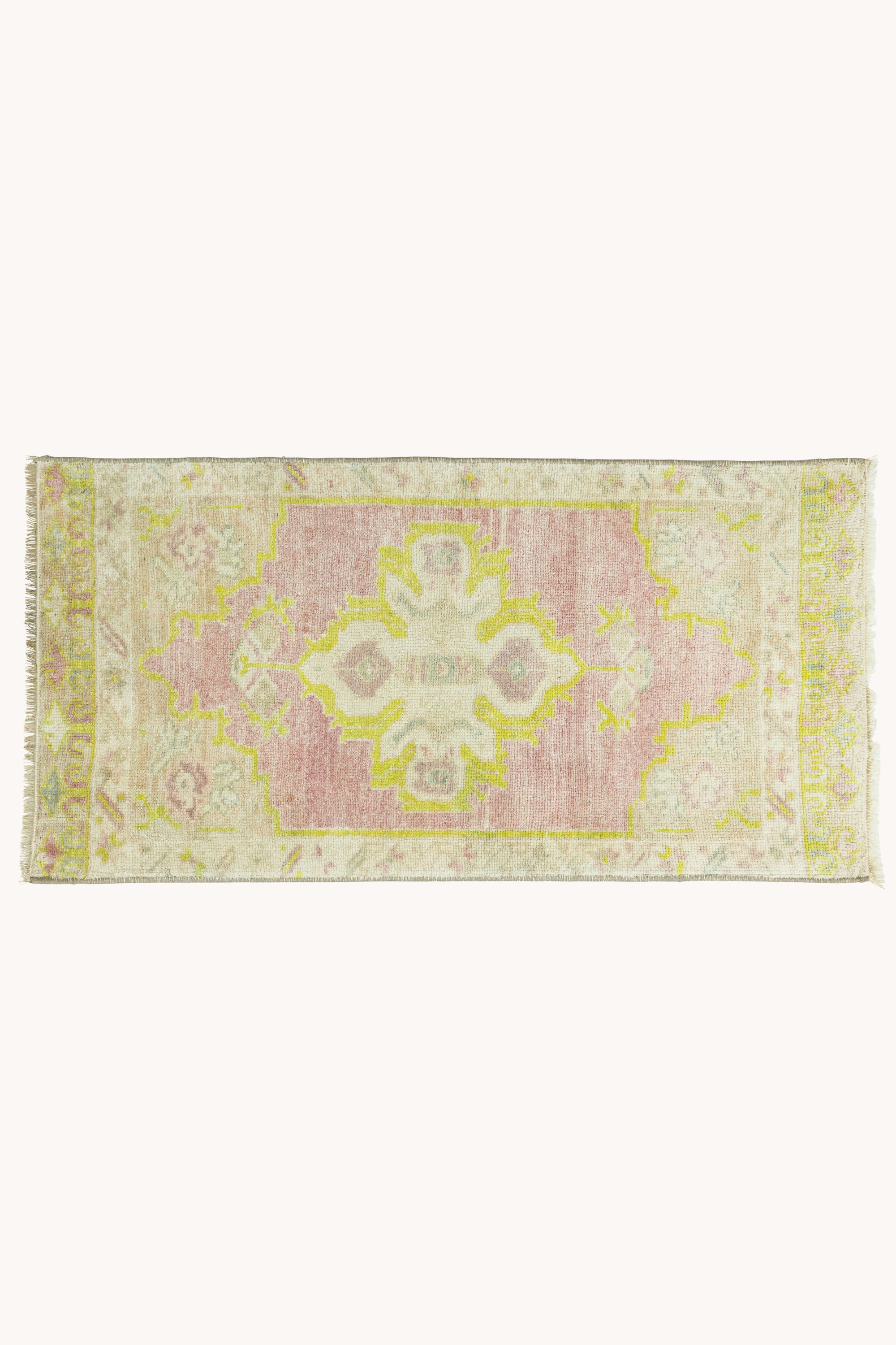 District Loom Vintage Turkish Mini Rug No. 740 