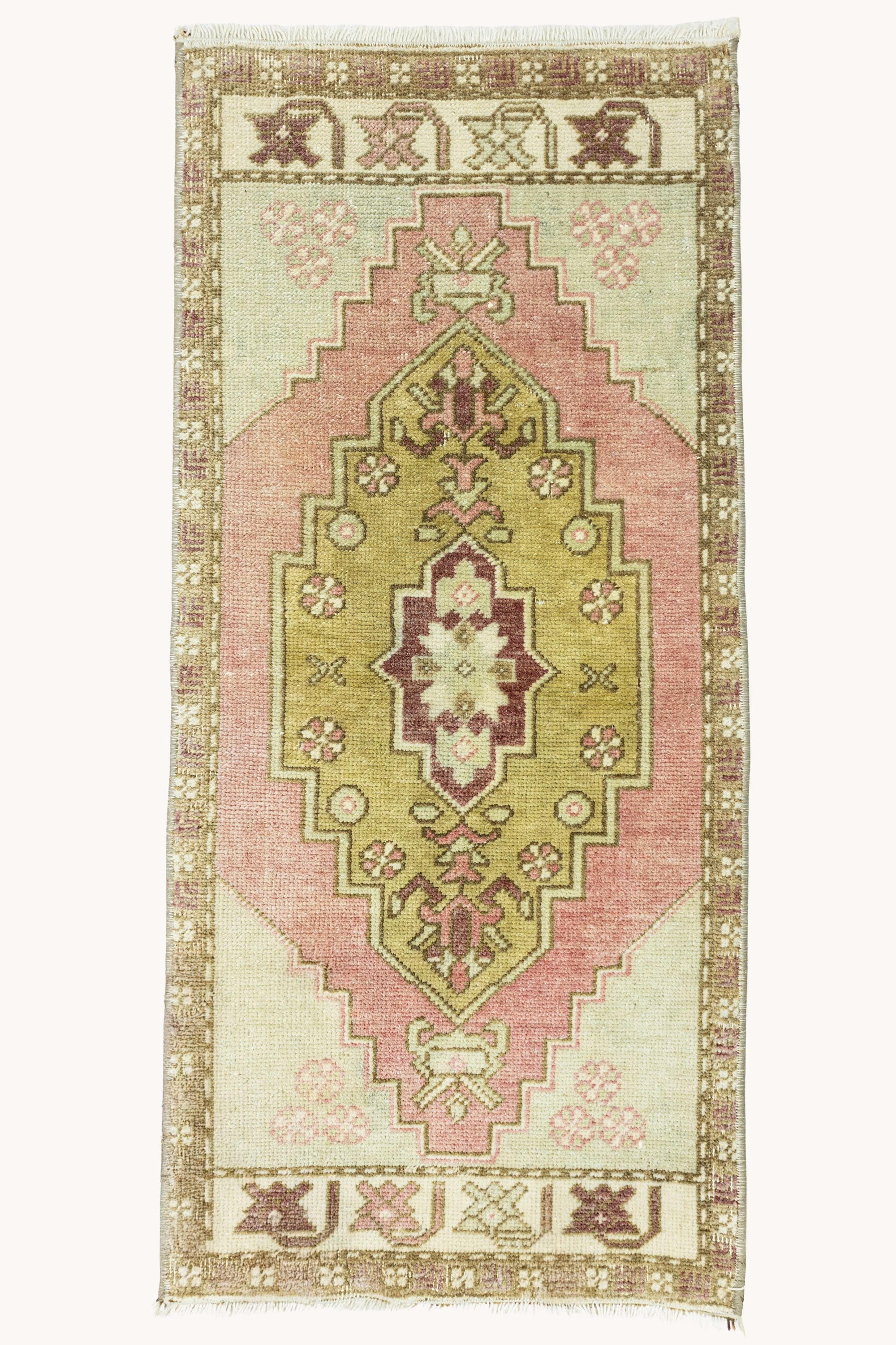 District Loom Vintage Turkish Mini Rug No. 741
