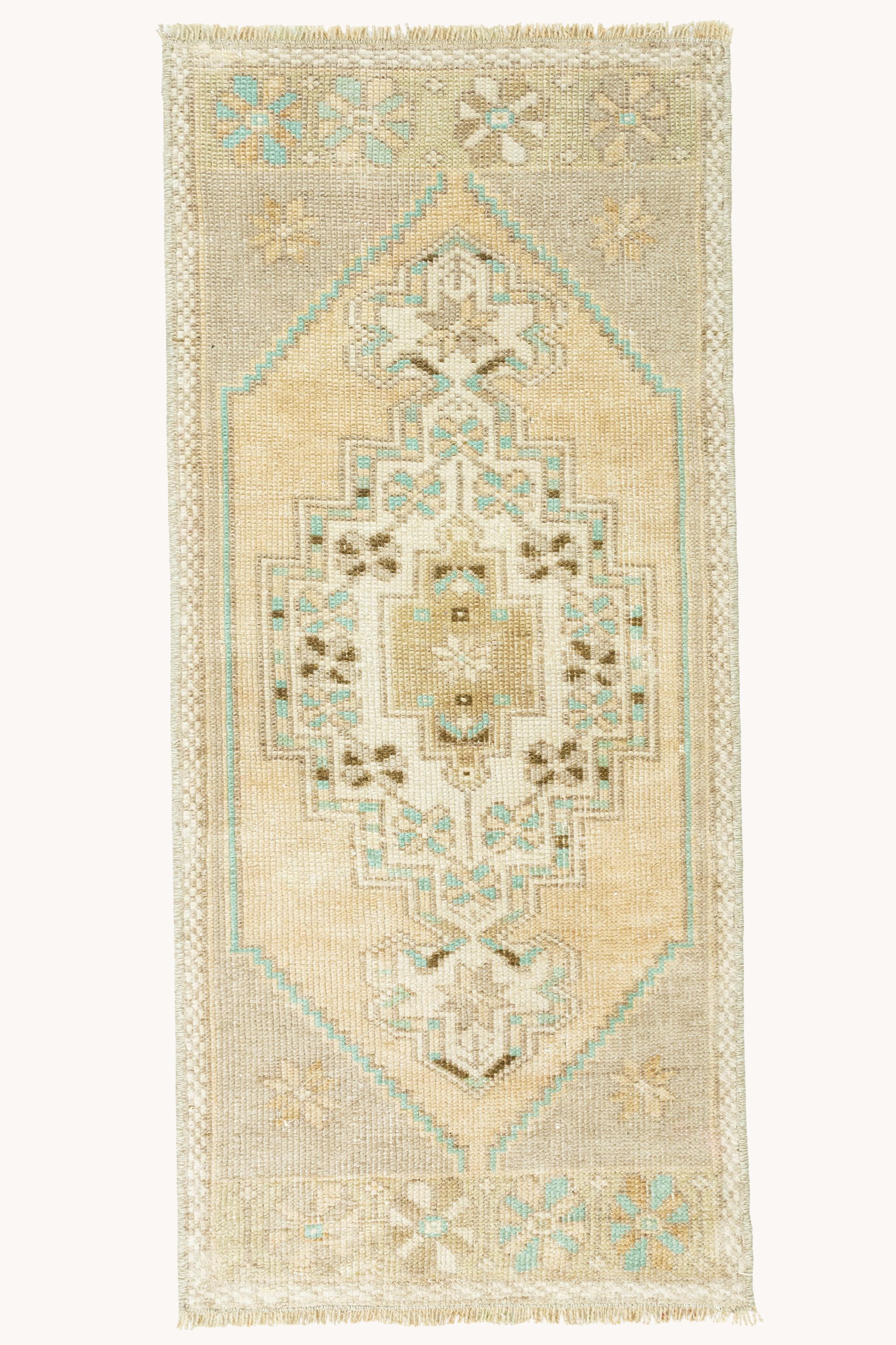District Loom Vintage Turkish Mini Rug No. 742