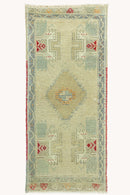 District Loom Vintage Turkish Mini Rug No. 743