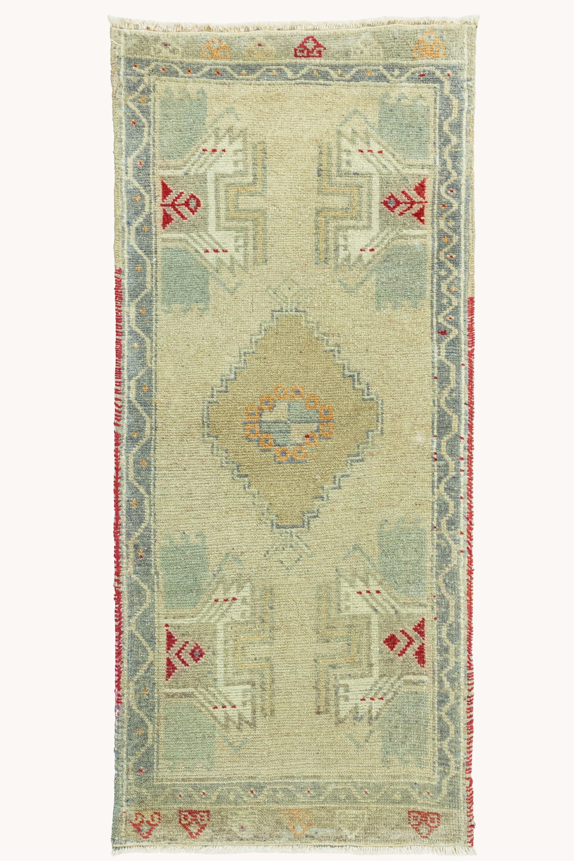District Loom Vintage Turkish Mini Rug No. 743