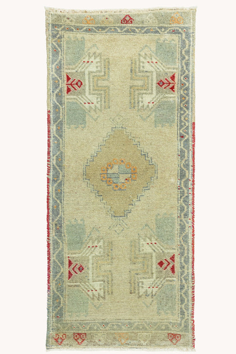 District Loom Vintage Turkish Mini Rug No. 743