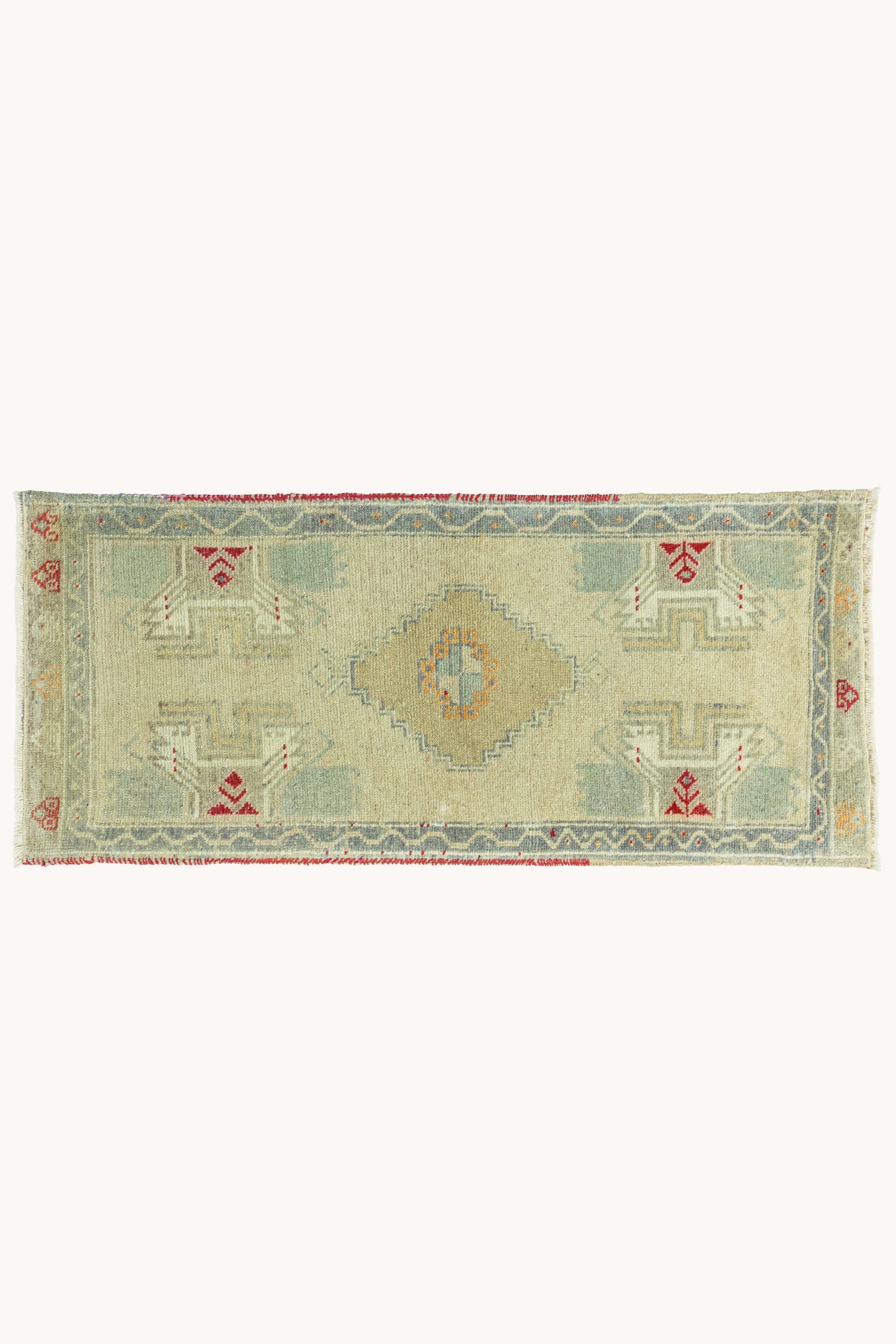 District Loom Vintage Turkish Mini Rug No. 743
