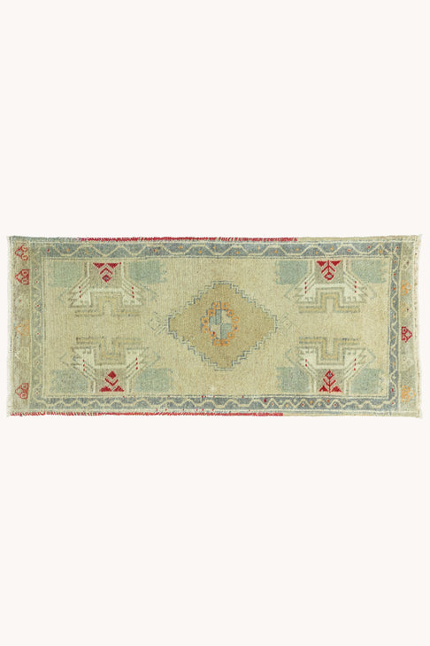District Loom Vintage Turkish Mini Rug No. 743