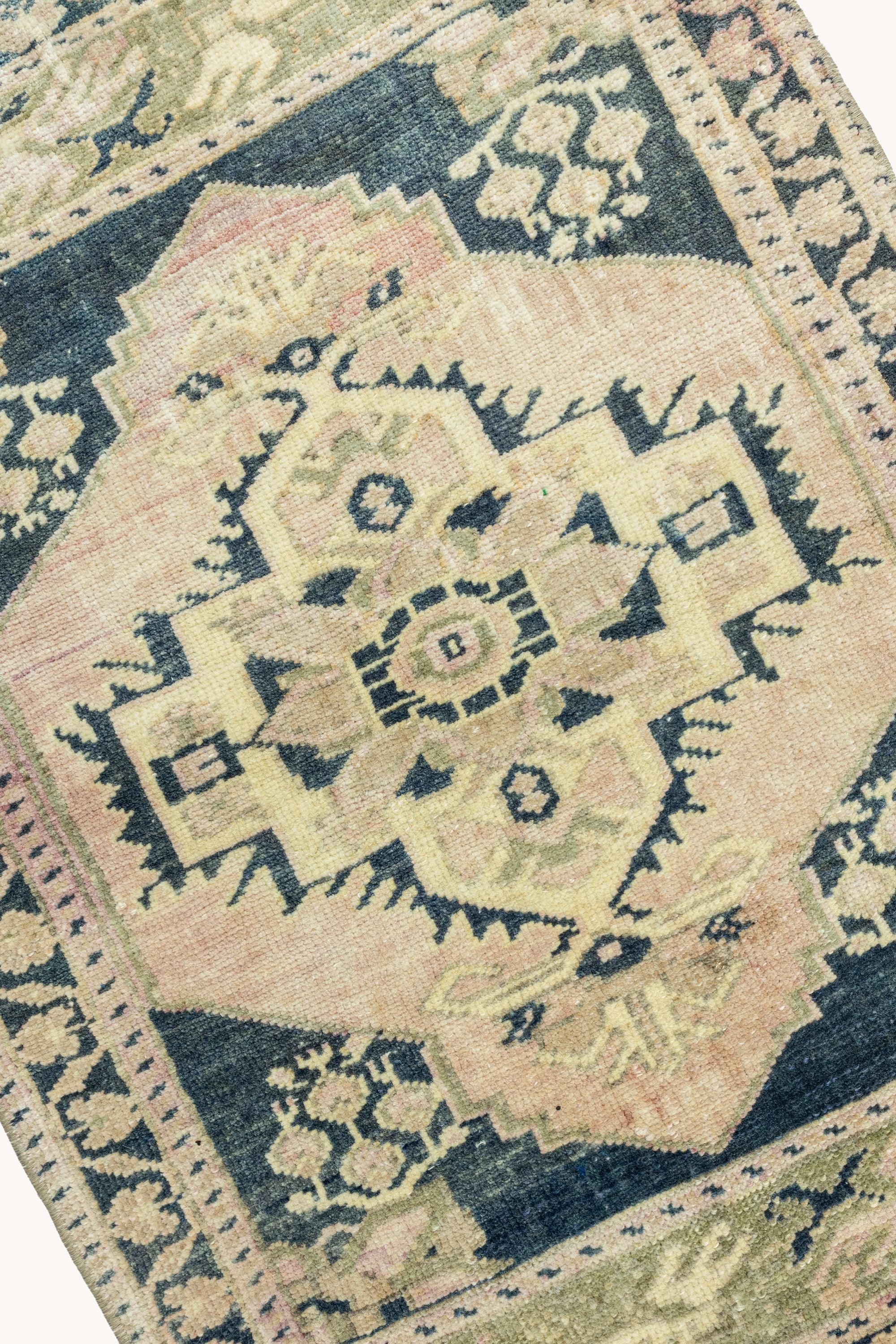 District Loom Vintage Turkish Mini Rug No. 744