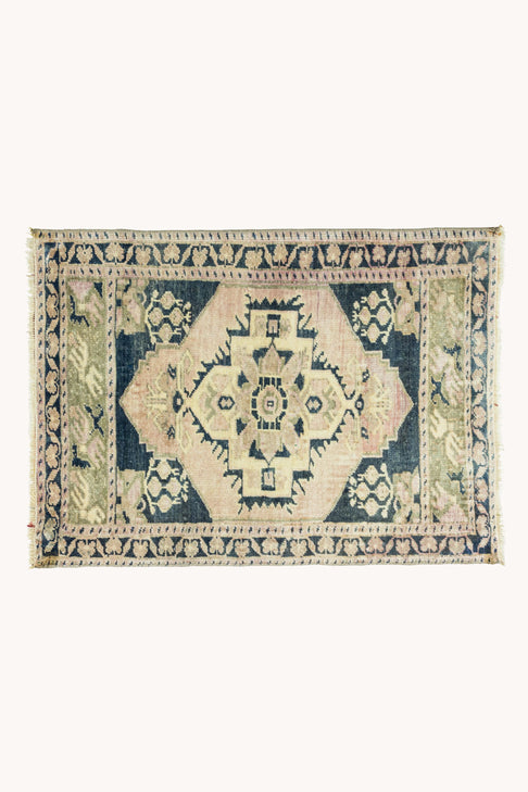 District Loom Vintage Turkish Mini Rug No. 744