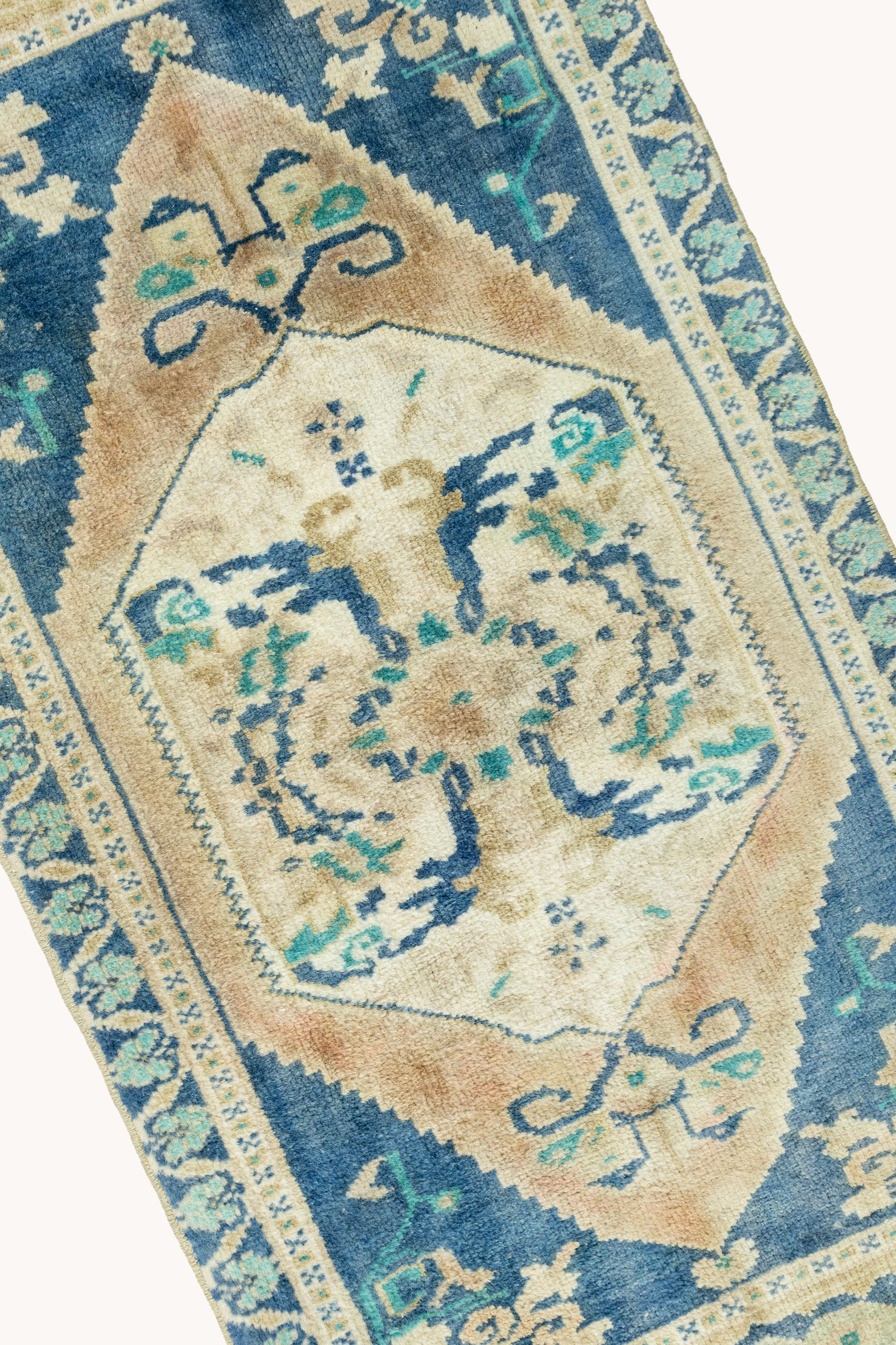 District Loom Vintage Turkish Mini Rug No. 746