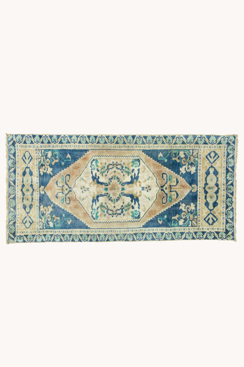District Loom Vintage Turkish Mini Rug No. 746