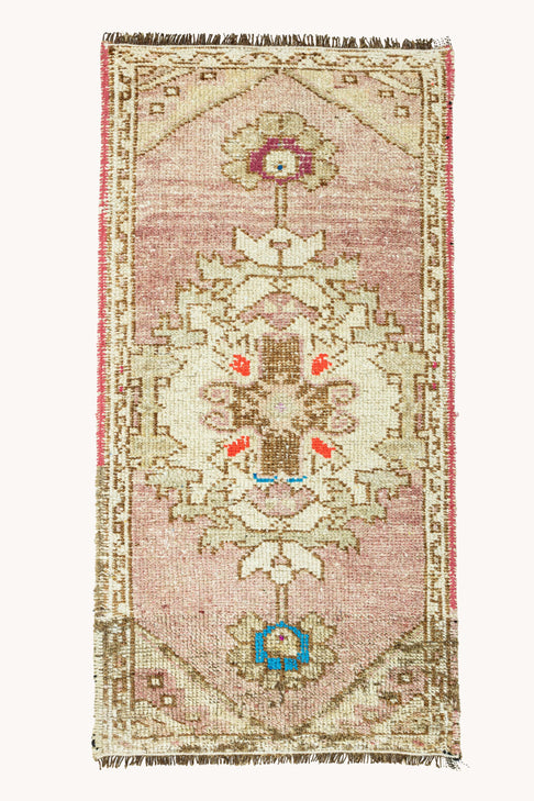 District Loom Vintage Turkish Mini Rug No. 748