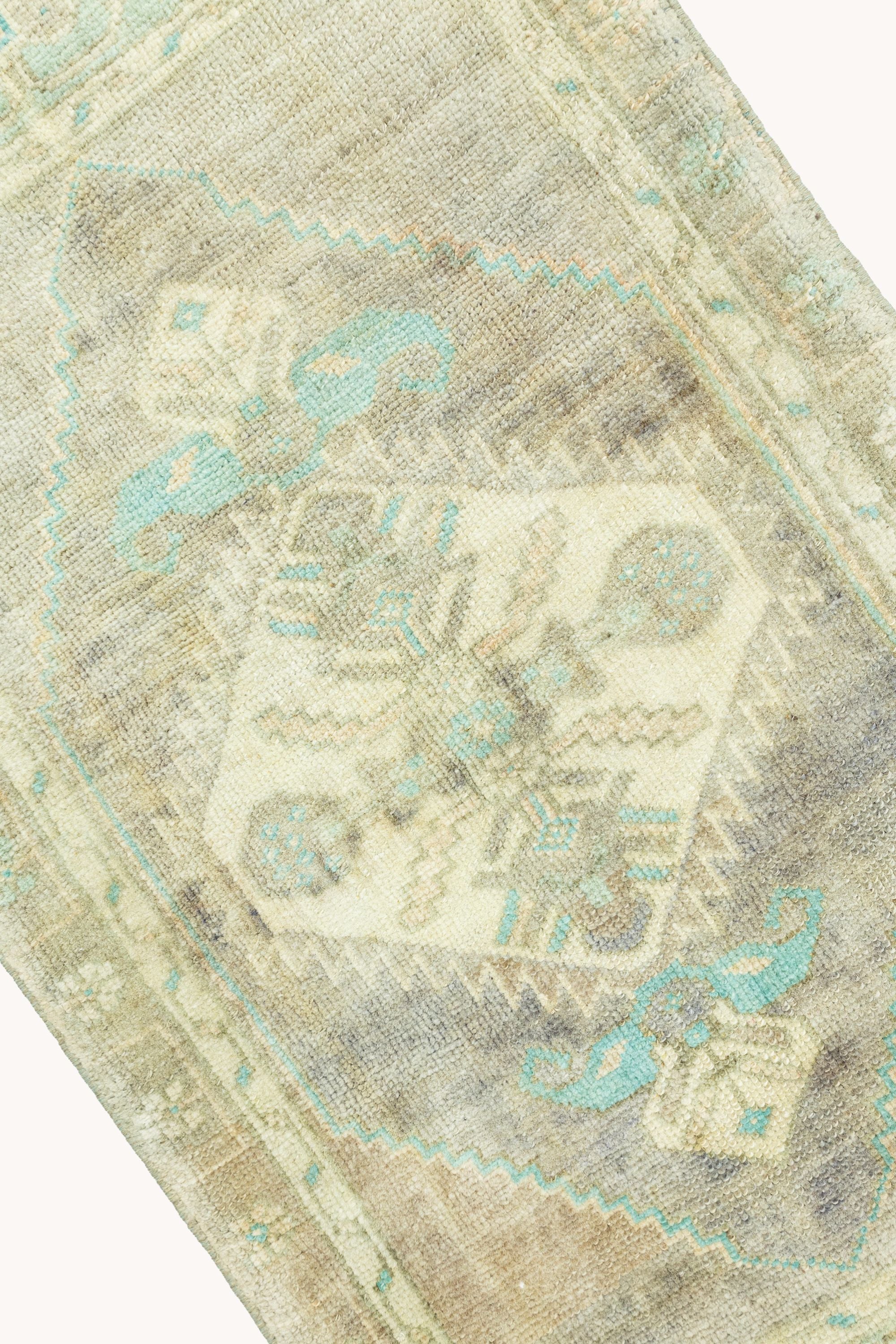 District Loom Vintage Turkish Mini Rug No. 737