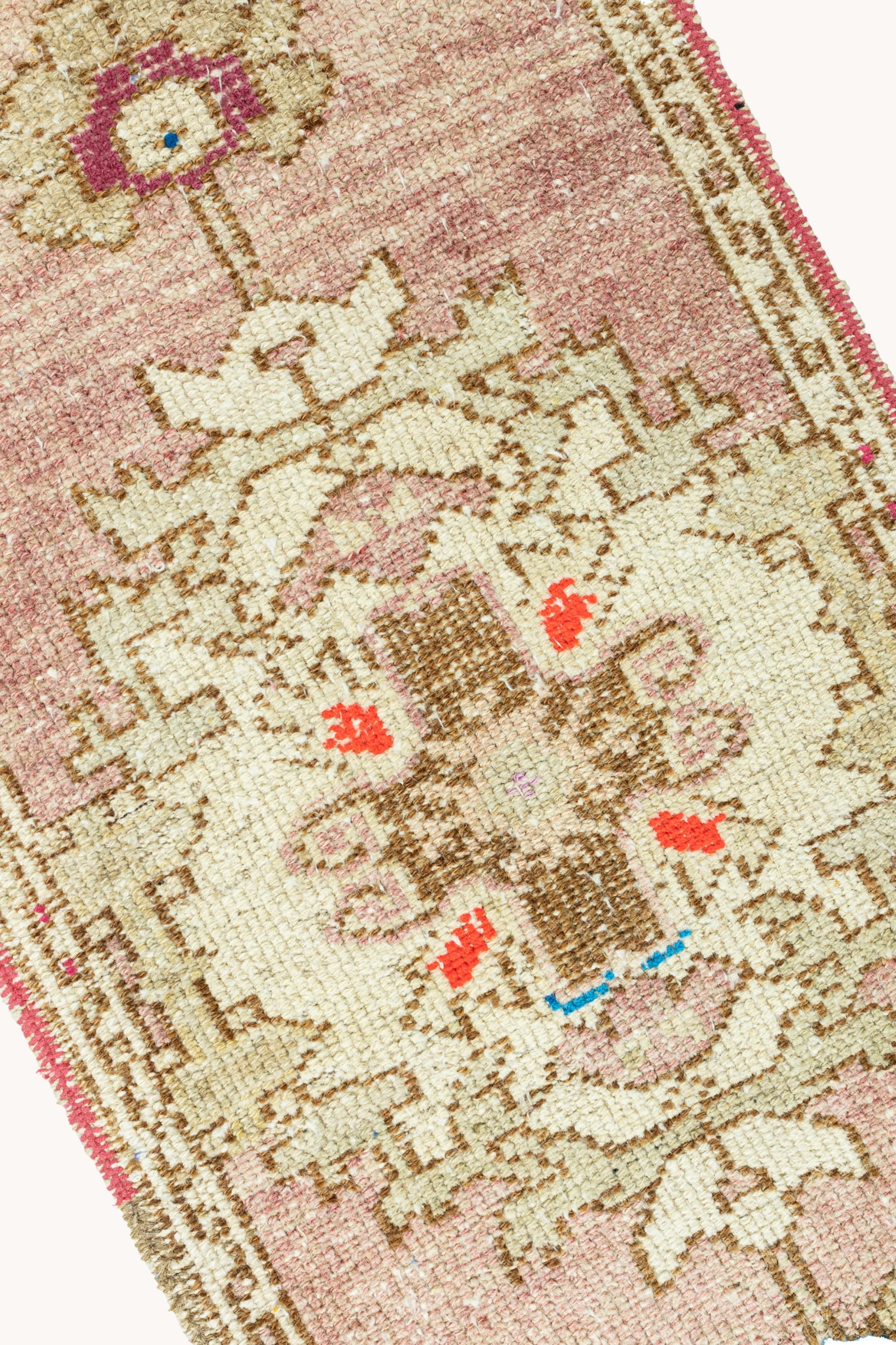 District Loom Vintage Turkish Mini Rug No. 748