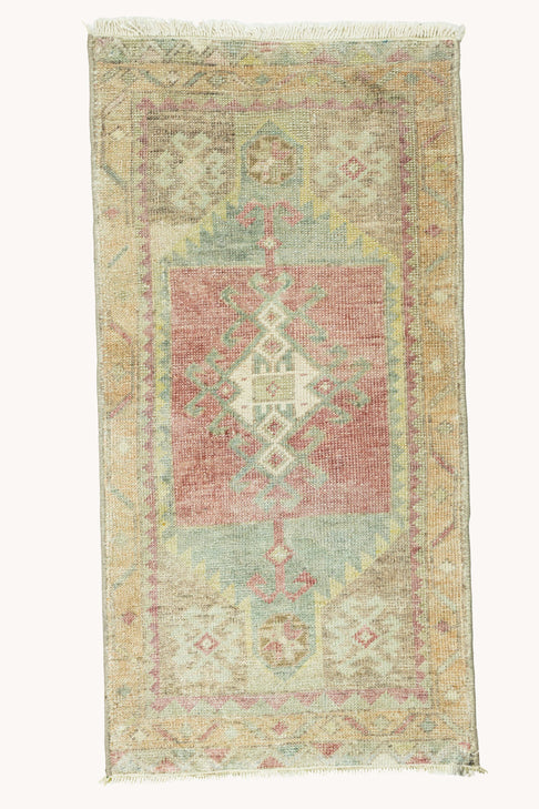 District Loom Vintage Turkish Mini Rug No. 749