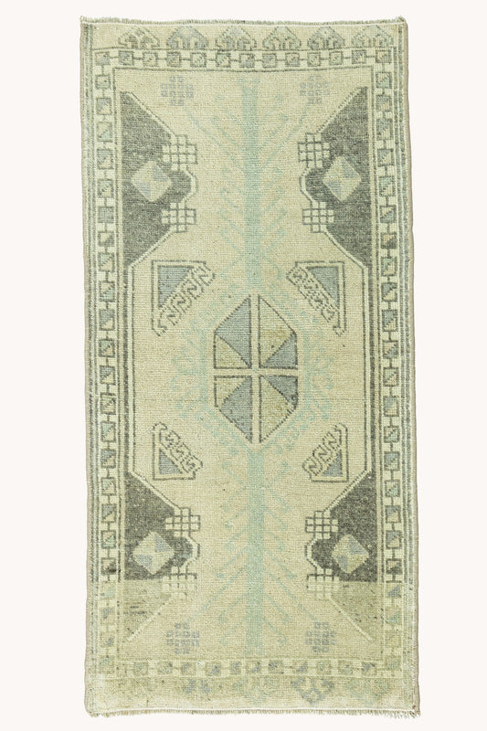 District Loom Vintage Turkish Mini Rug No. 750